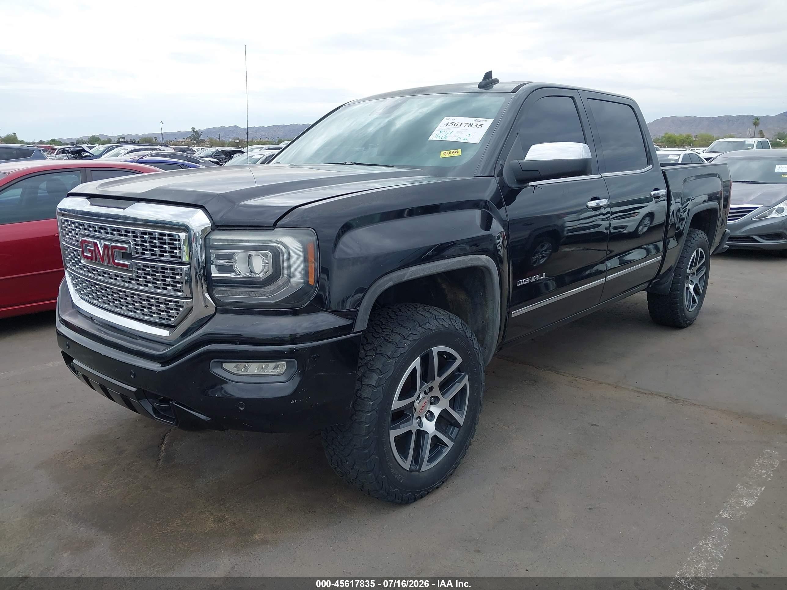 2015 Gmc Sierra 1500 Denali Black vin: 3GTU2WEJ6FG341990