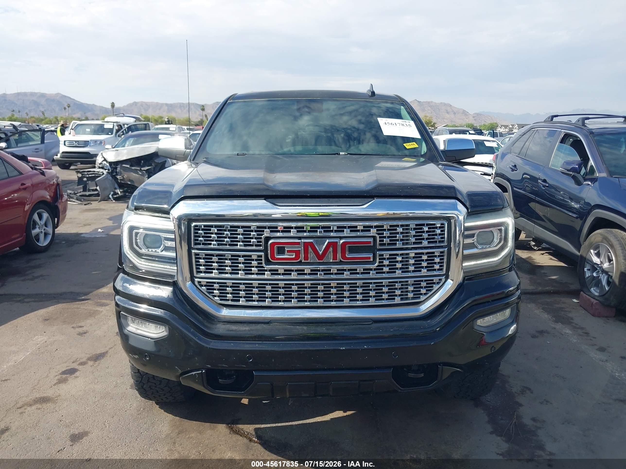 2015 Gmc Sierra 1500 Denali Black vin: 3GTU2WEJ6FG341990