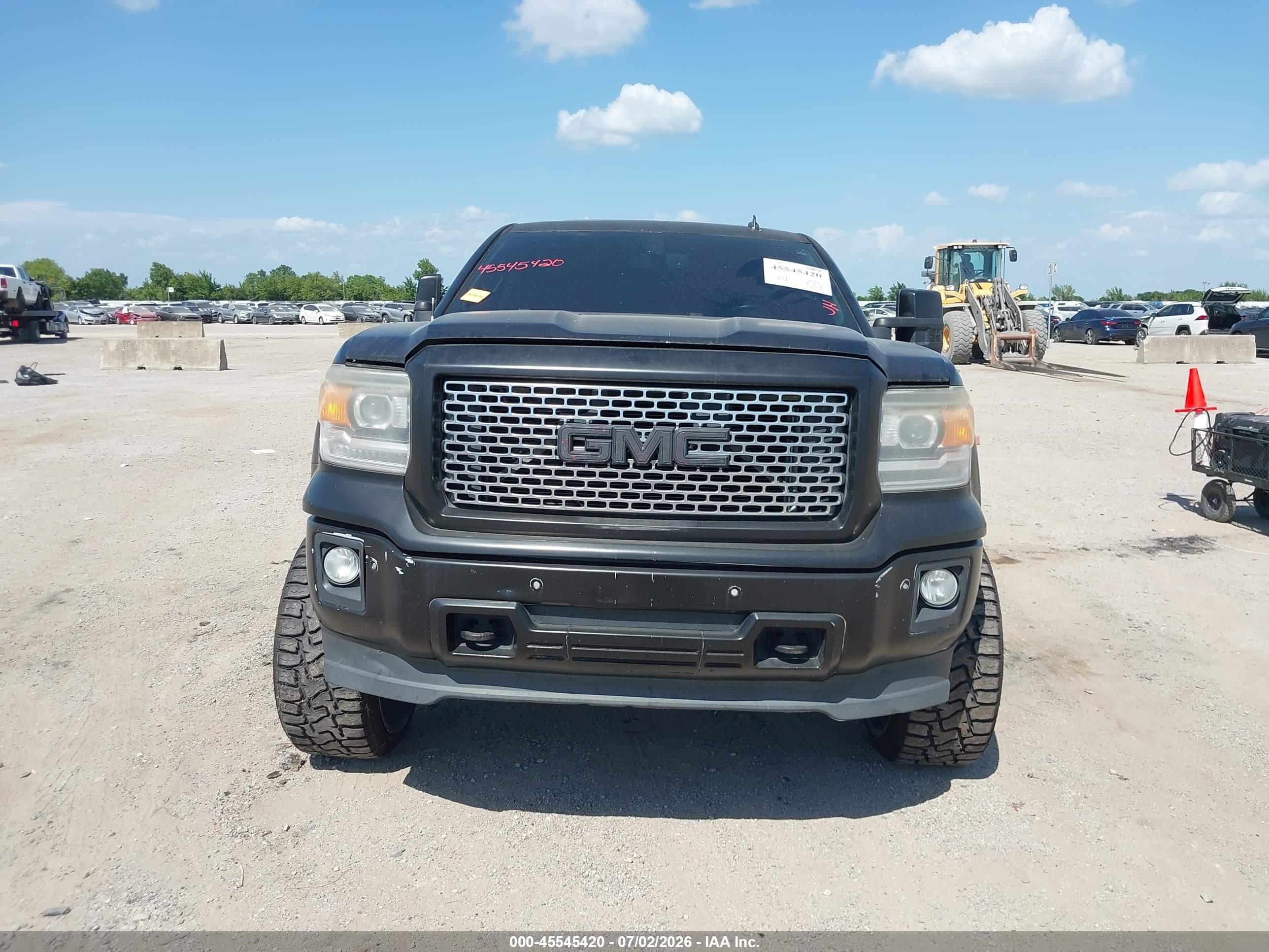 2014 Gmc Sierra 1500 Denali Black vin: 3GTU2WEJ7EG326770