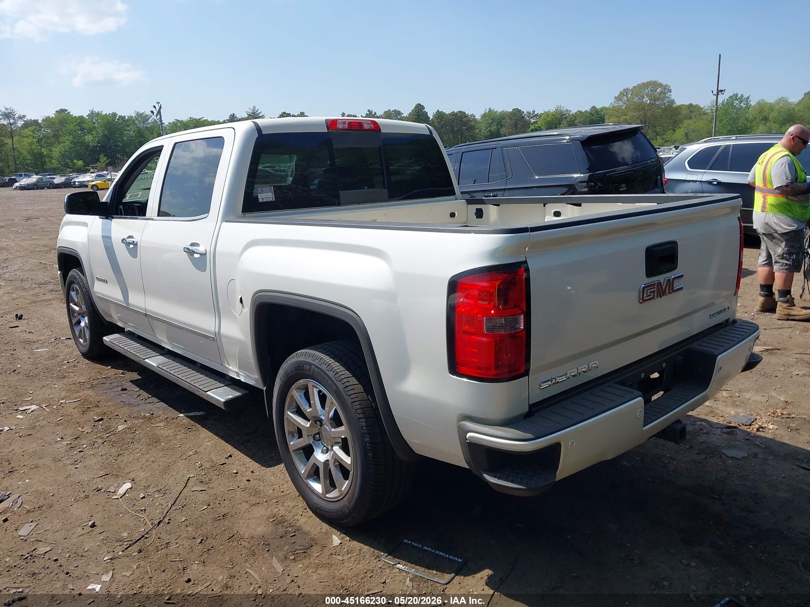 2014 Gmc Sierra 1500 Denali Cream vin: 3GTU2WEJ7EG464759