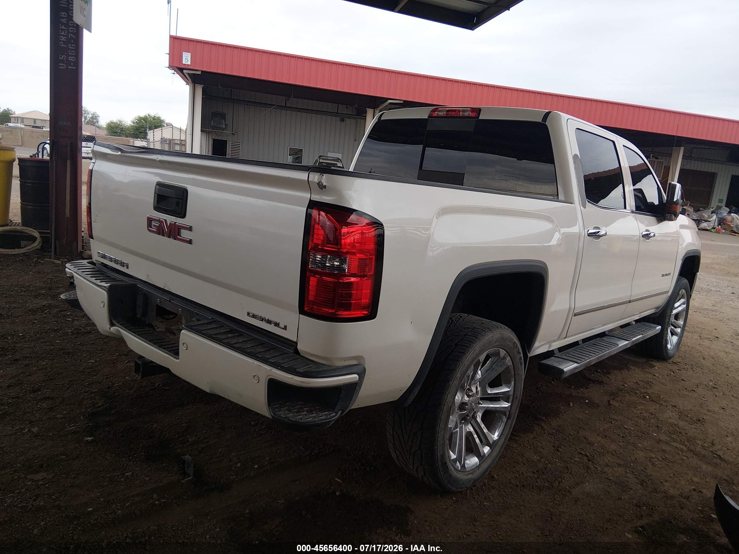 2014 Gmc Sierra 1500 Denali White vin: 3GTU2WEJ7EG517959