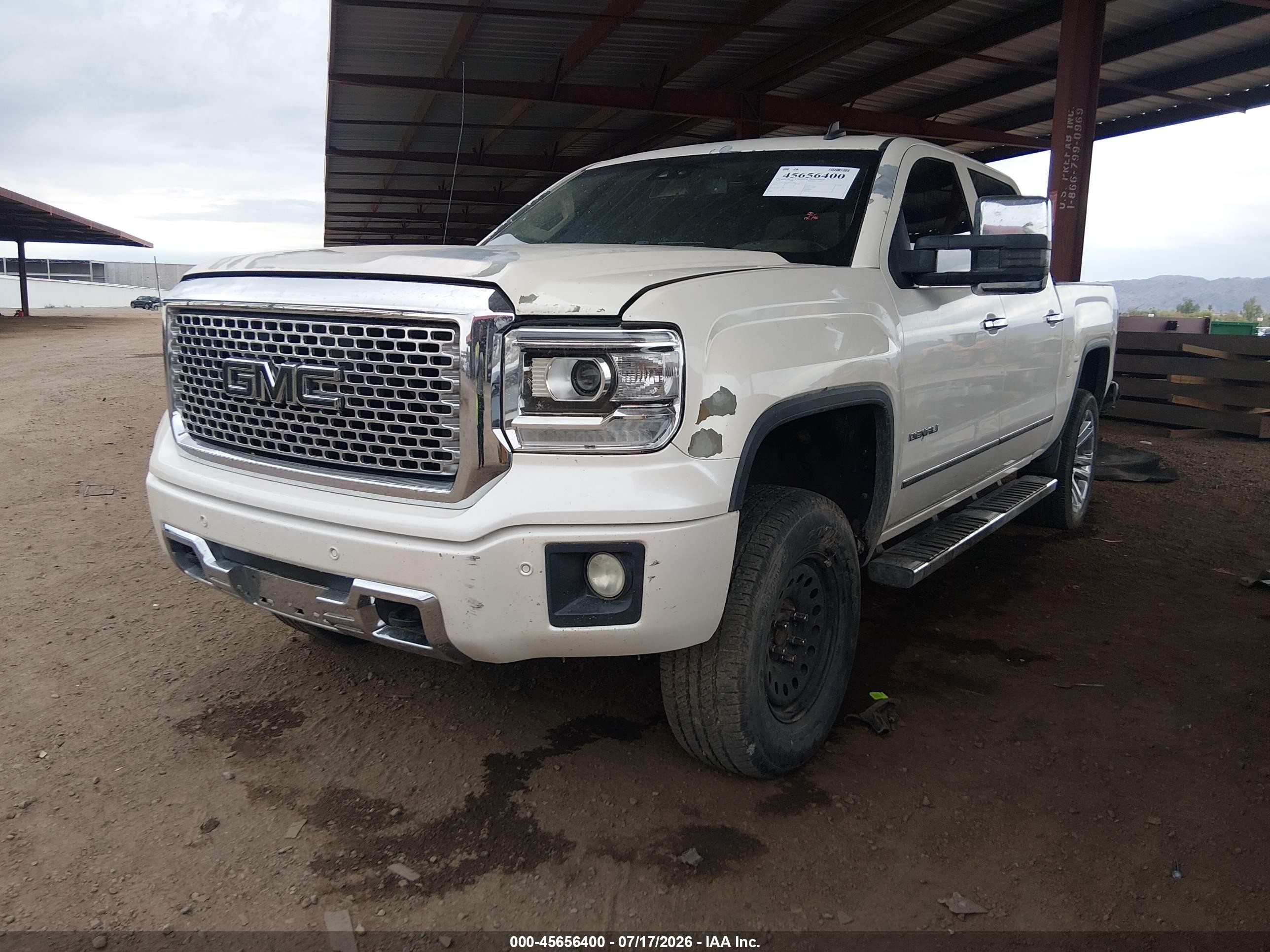 2014 Gmc Sierra 1500 Denali White vin: 3GTU2WEJ7EG517959