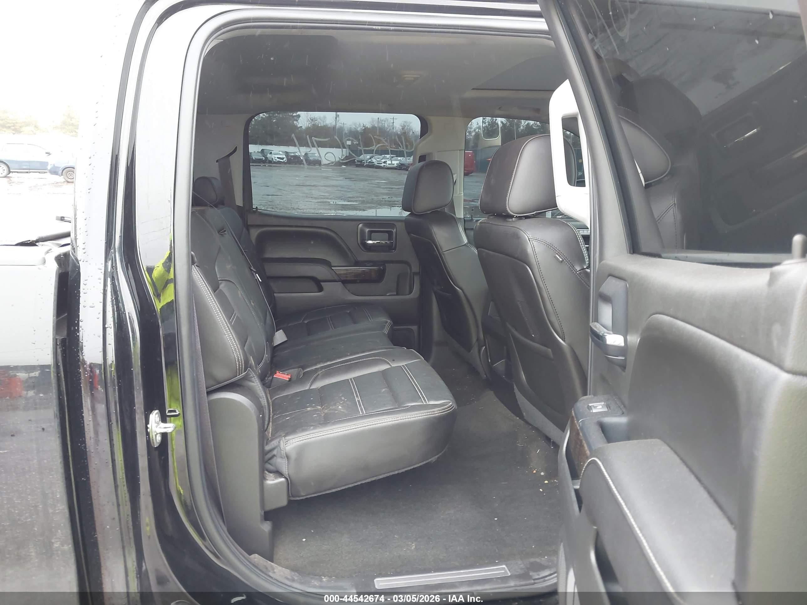 2015 Gmc Sierra 1500 Denali Black vin: 3GTU2WEJ7FG255409