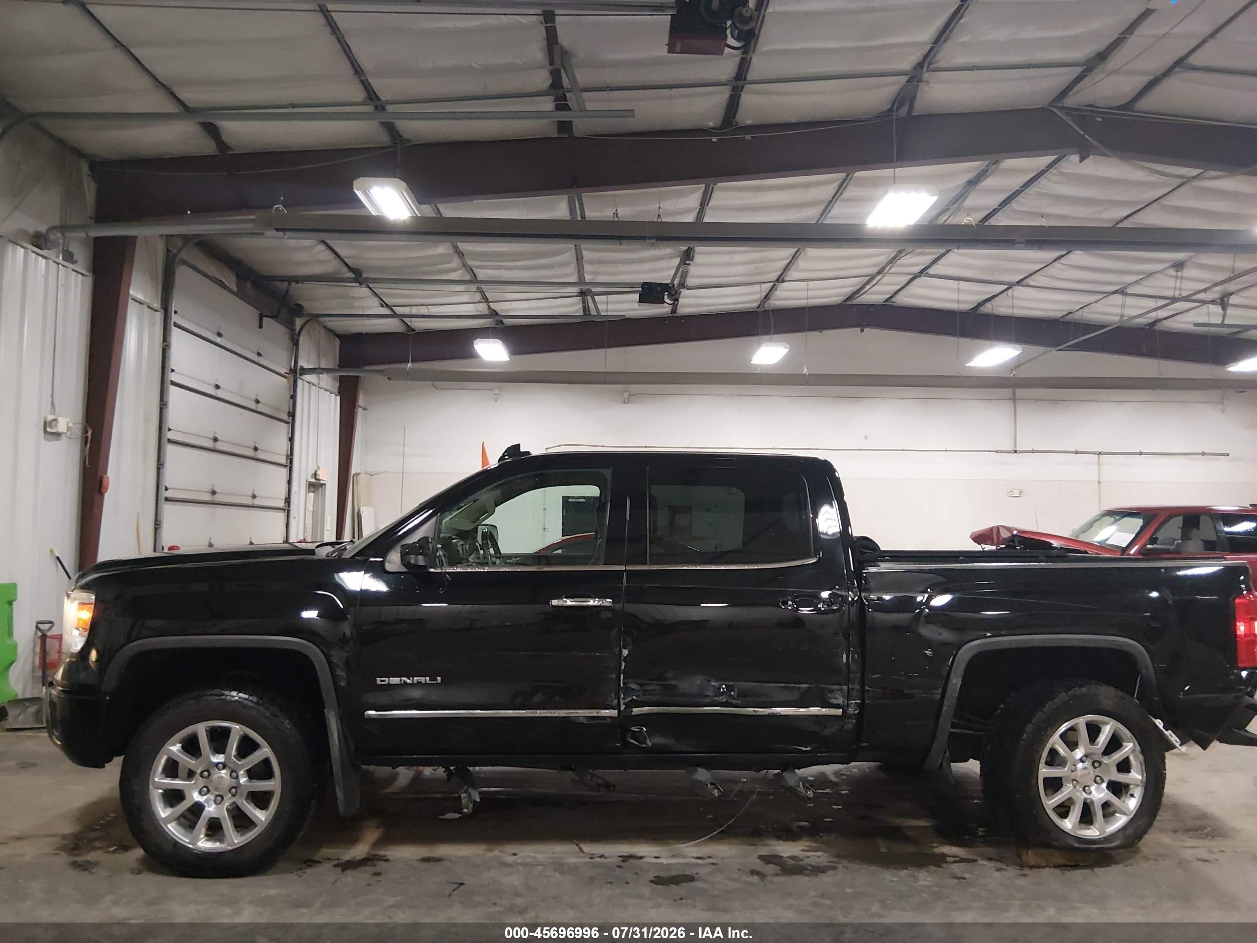 2015 Gmc Sierra 1500 Denali Black vin: 3GTU2WEJ7FG335714