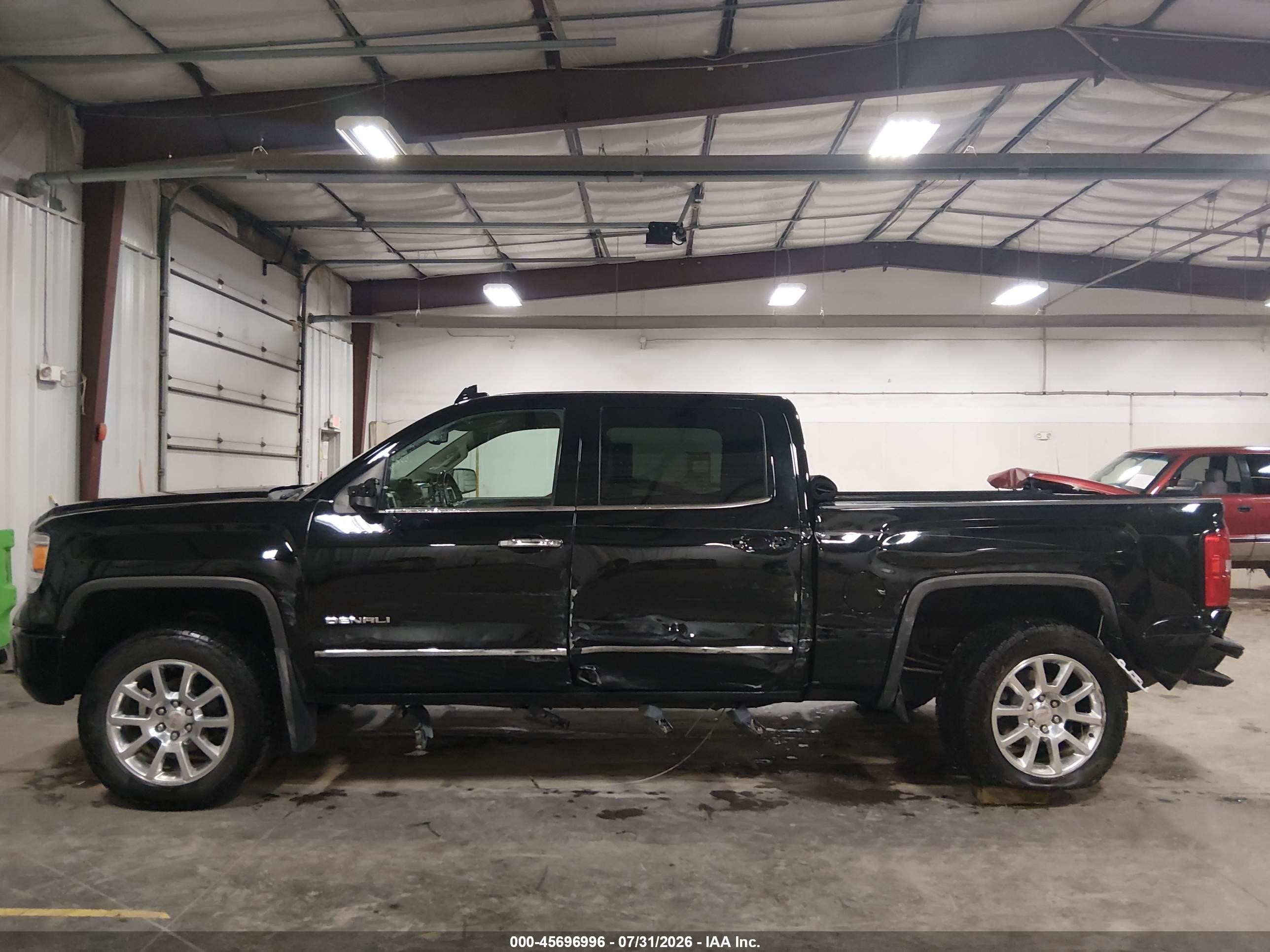 2015 Gmc Sierra 1500 Denali Black vin: 3GTU2WEJ7FG335714