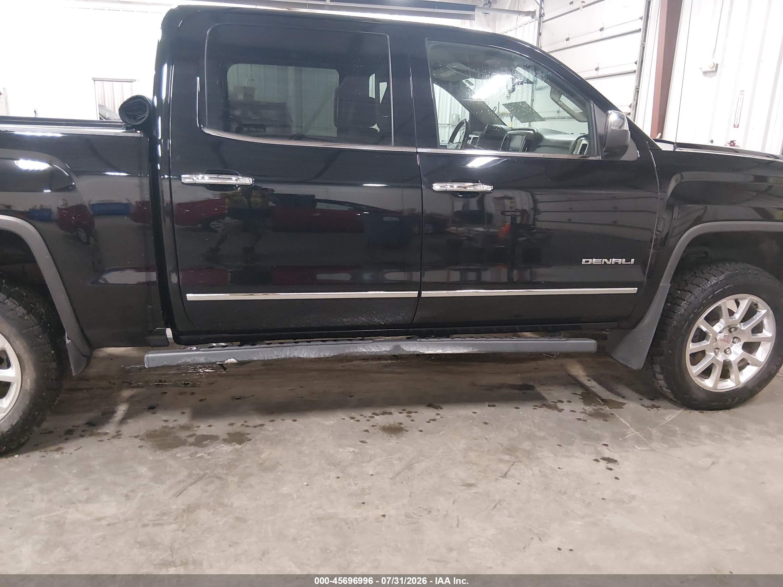 2015 Gmc Sierra 1500 Denali Black vin: 3GTU2WEJ7FG335714