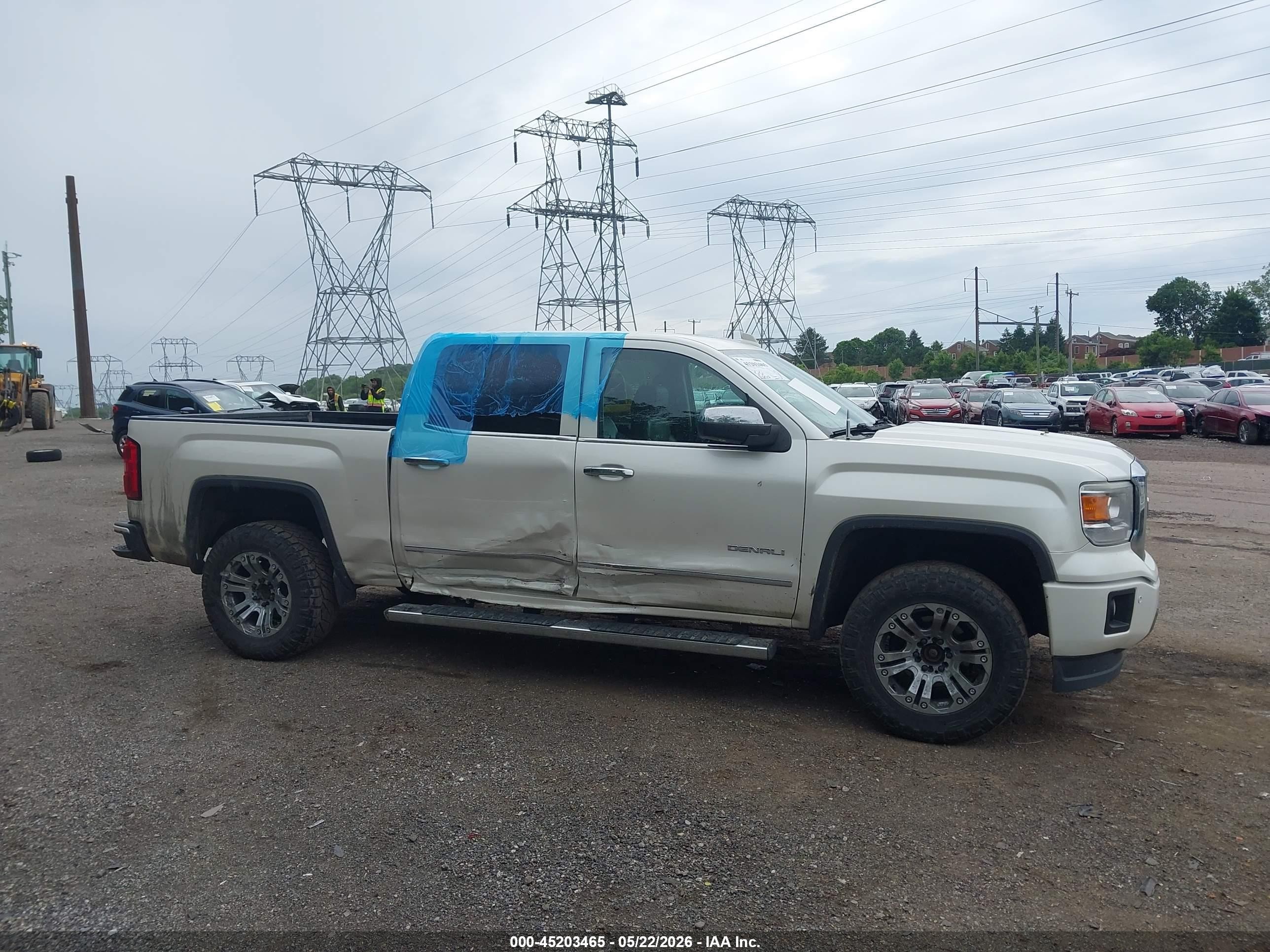 2015 Gmc Sierra K1500 Denali White vin: 3GTU2WEJ7FG374237