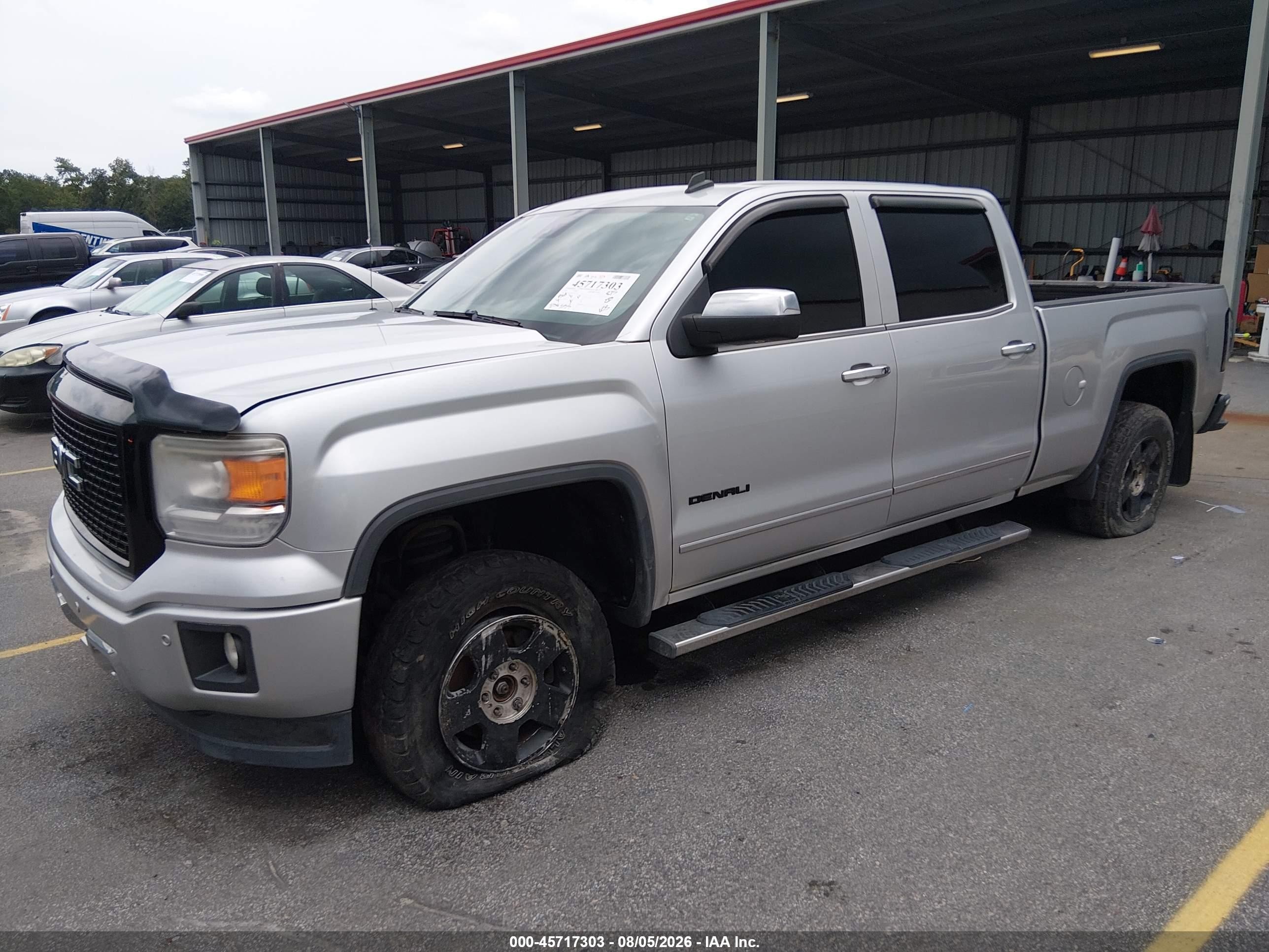 2014 Gmc Sierra 1500 Denali Gray vin: 3GTU2WEJ8EG467489