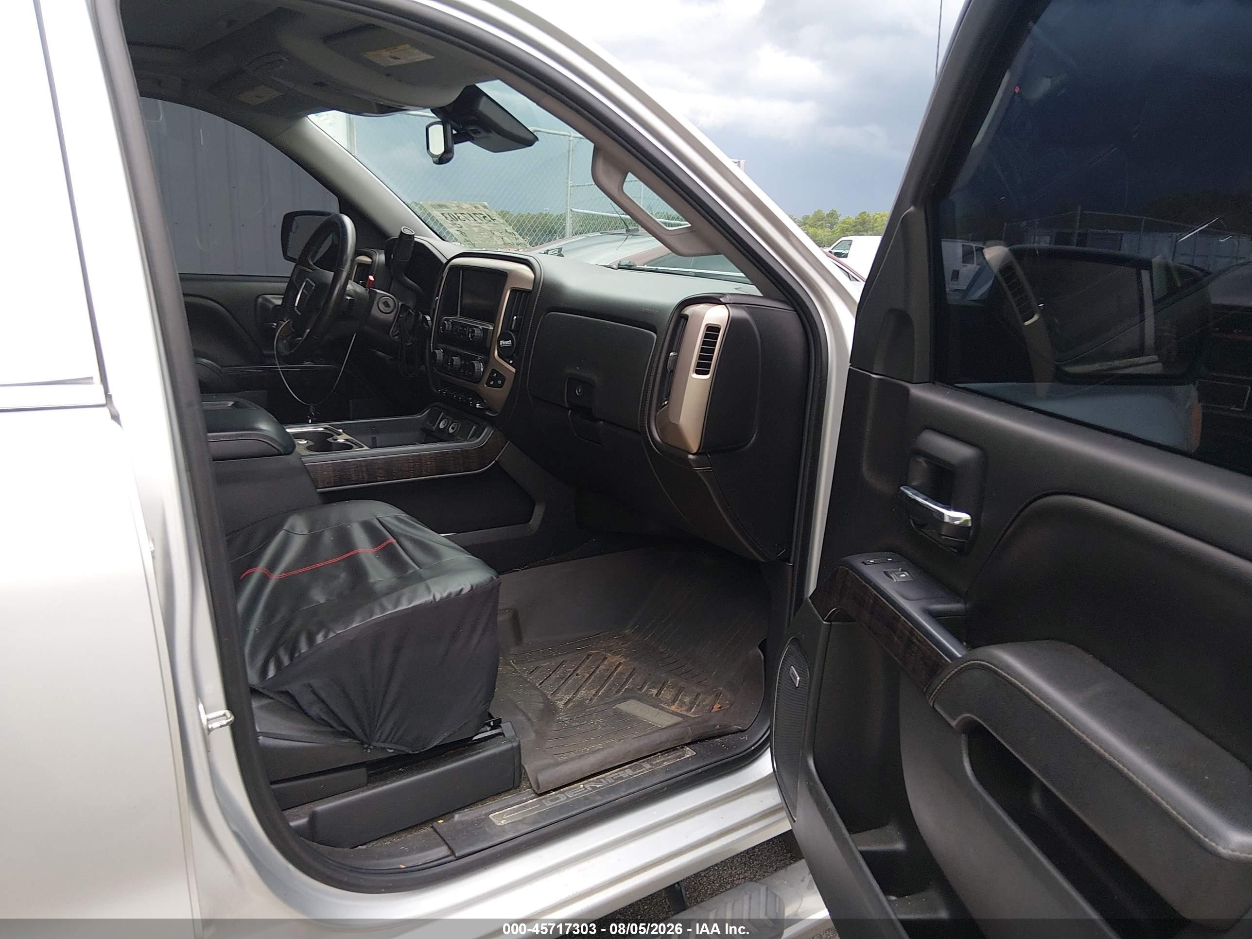 2014 Gmc Sierra 1500 Denali Gray vin: 3GTU2WEJ8EG467489