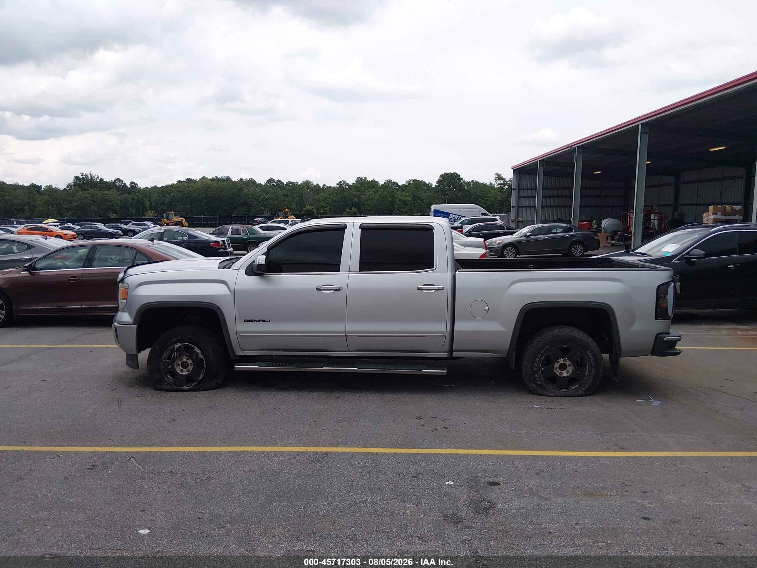 2014 Gmc Sierra 1500 Denali Gray vin: 3GTU2WEJ8EG467489