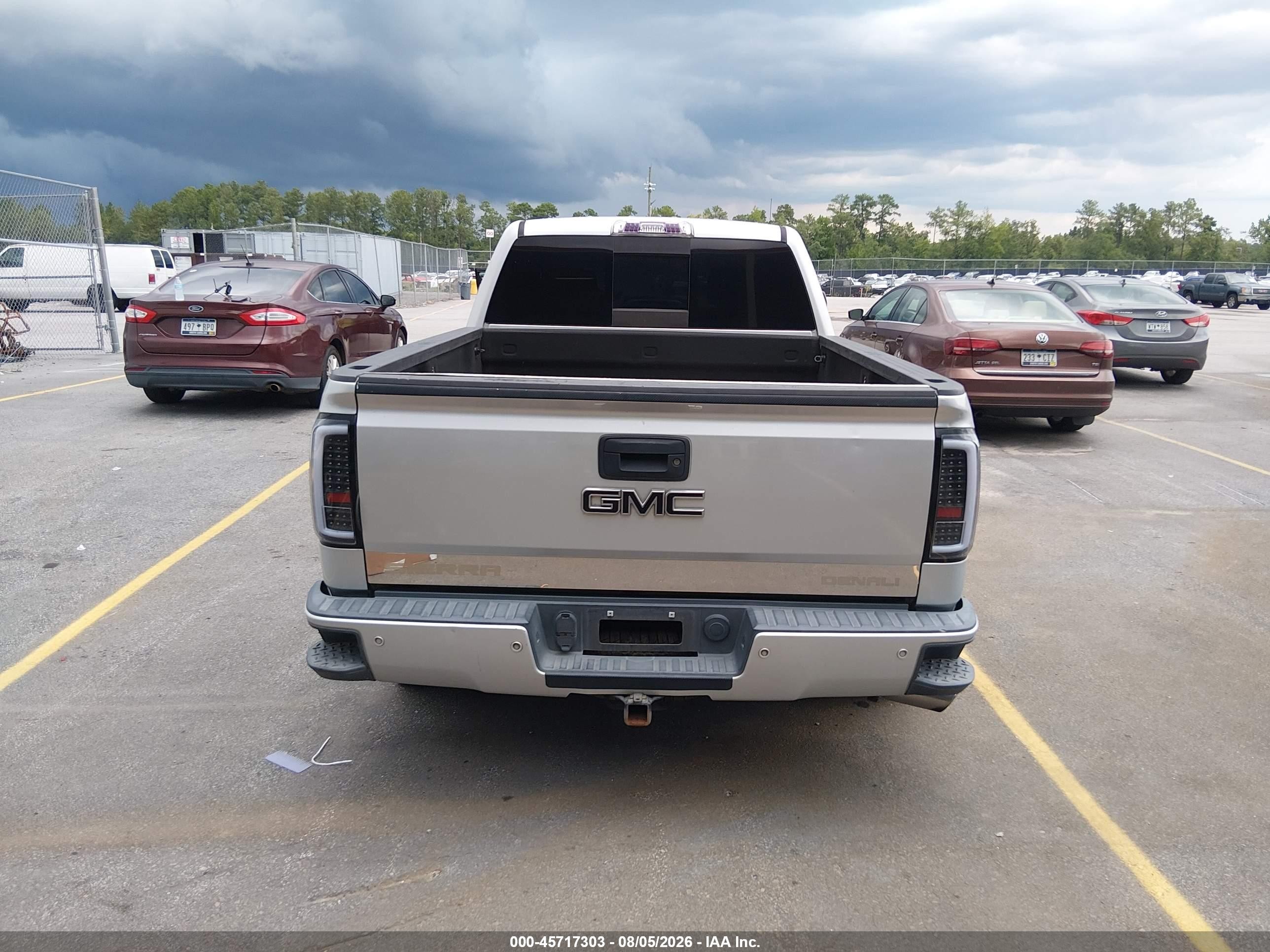 2014 Gmc Sierra 1500 Denali Gray vin: 3GTU2WEJ8EG467489