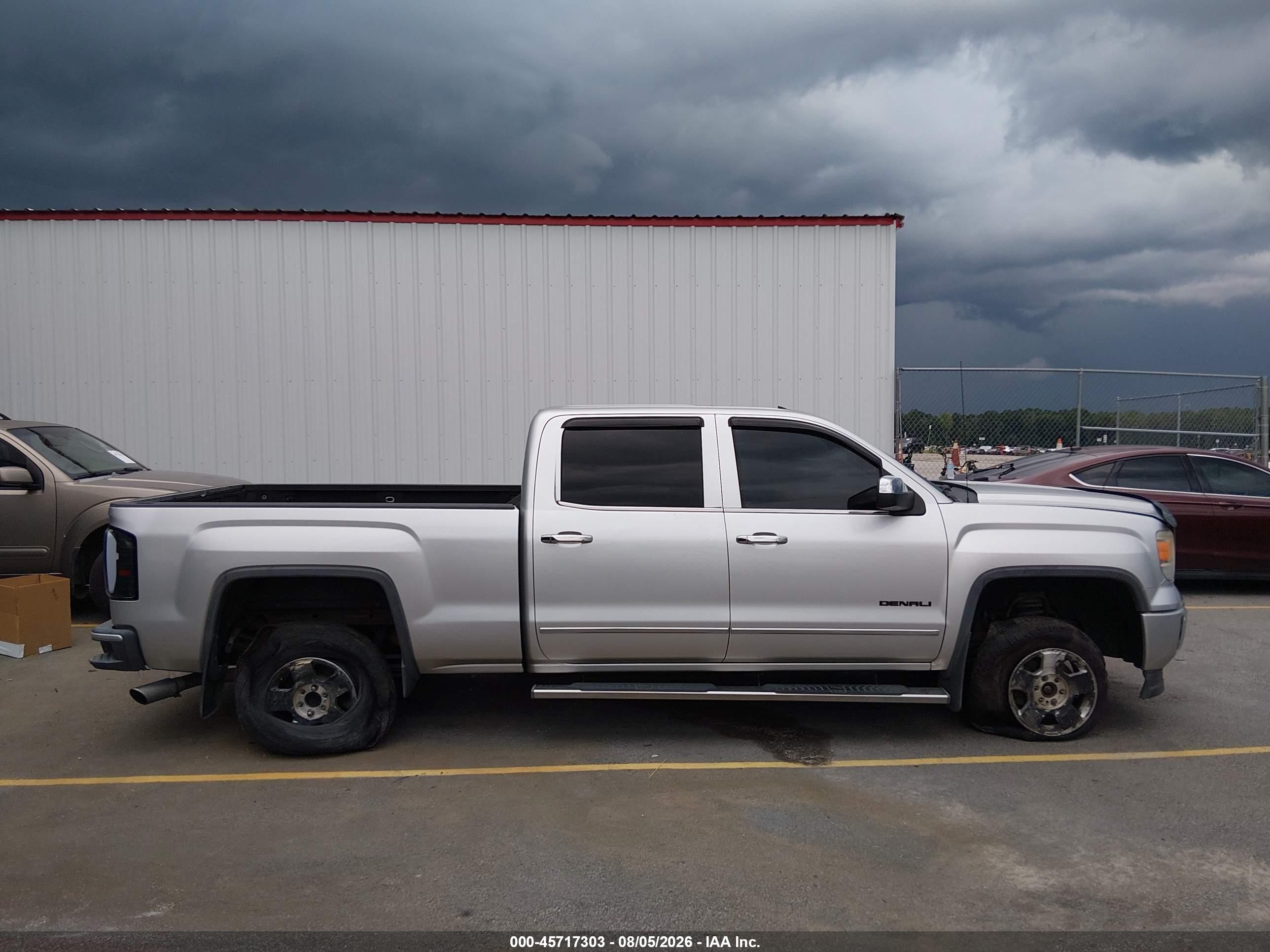 2014 Gmc Sierra 1500 Denali Gray vin: 3GTU2WEJ8EG467489