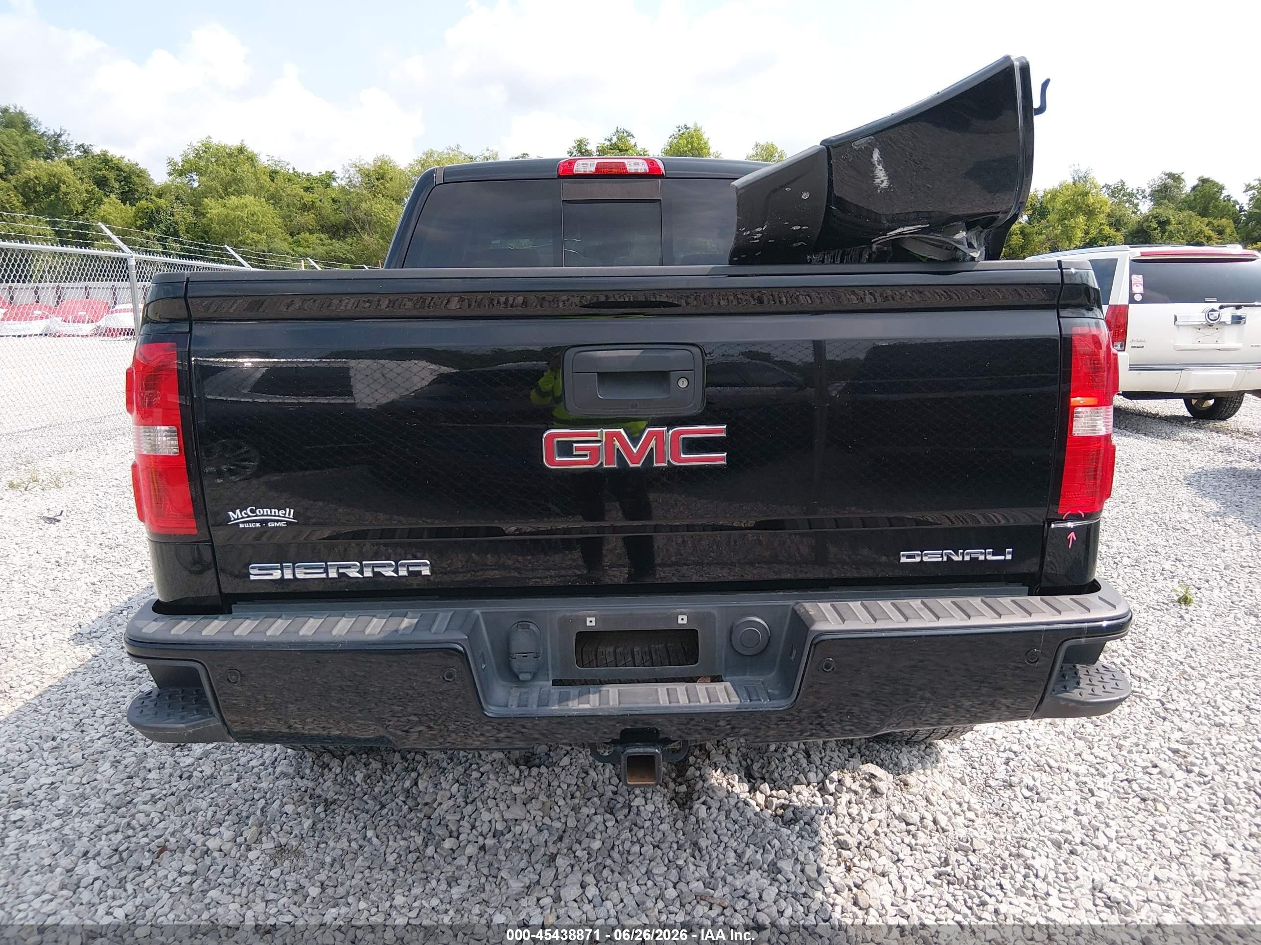2015 Gmc Sierra 1500 Denali Black vin: 3GTU2WEJ8FG215243