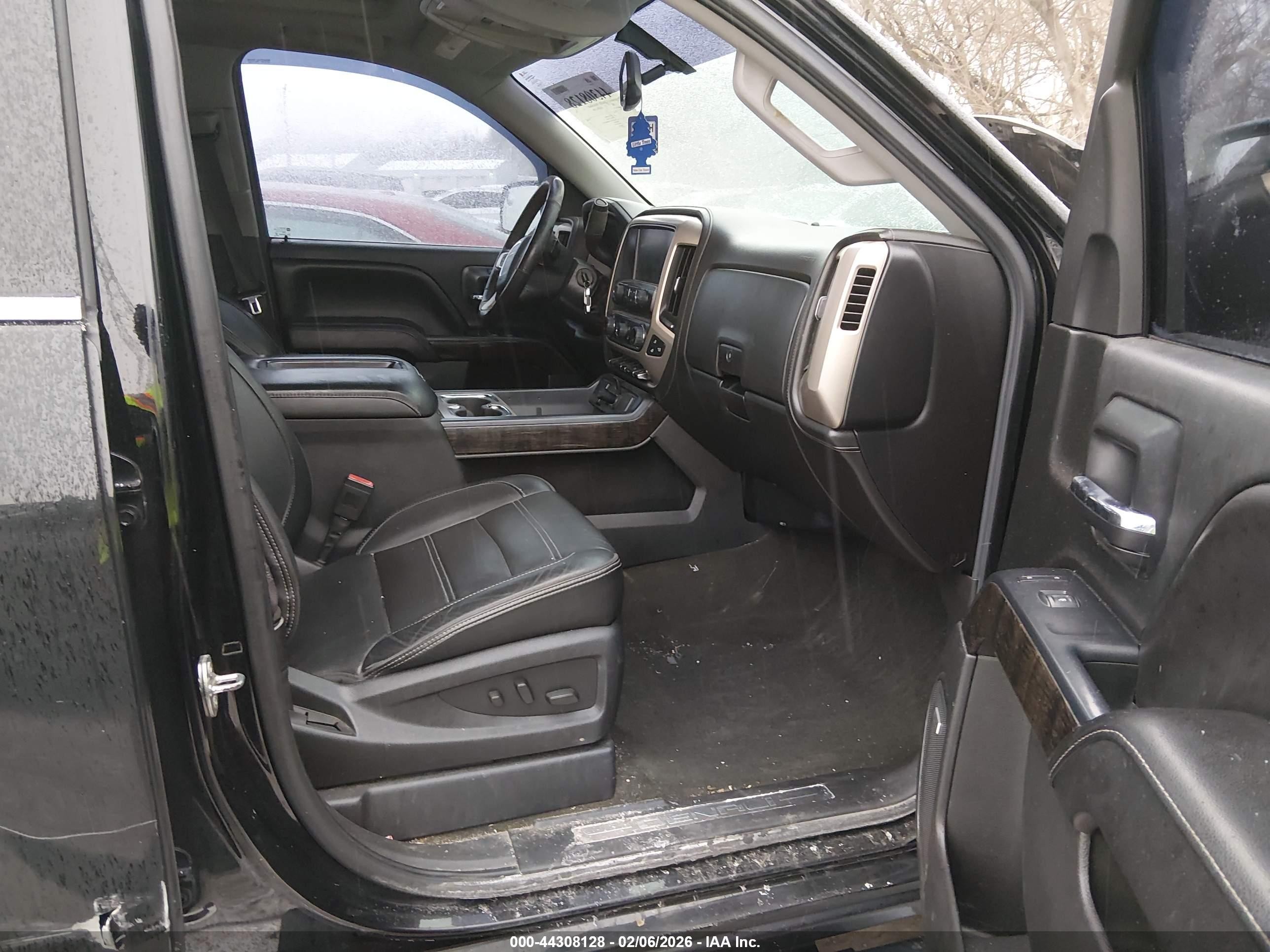 2015 Gmc Sierra 1500 Denali Черный vin: 3GTU2WEJ8FG267570