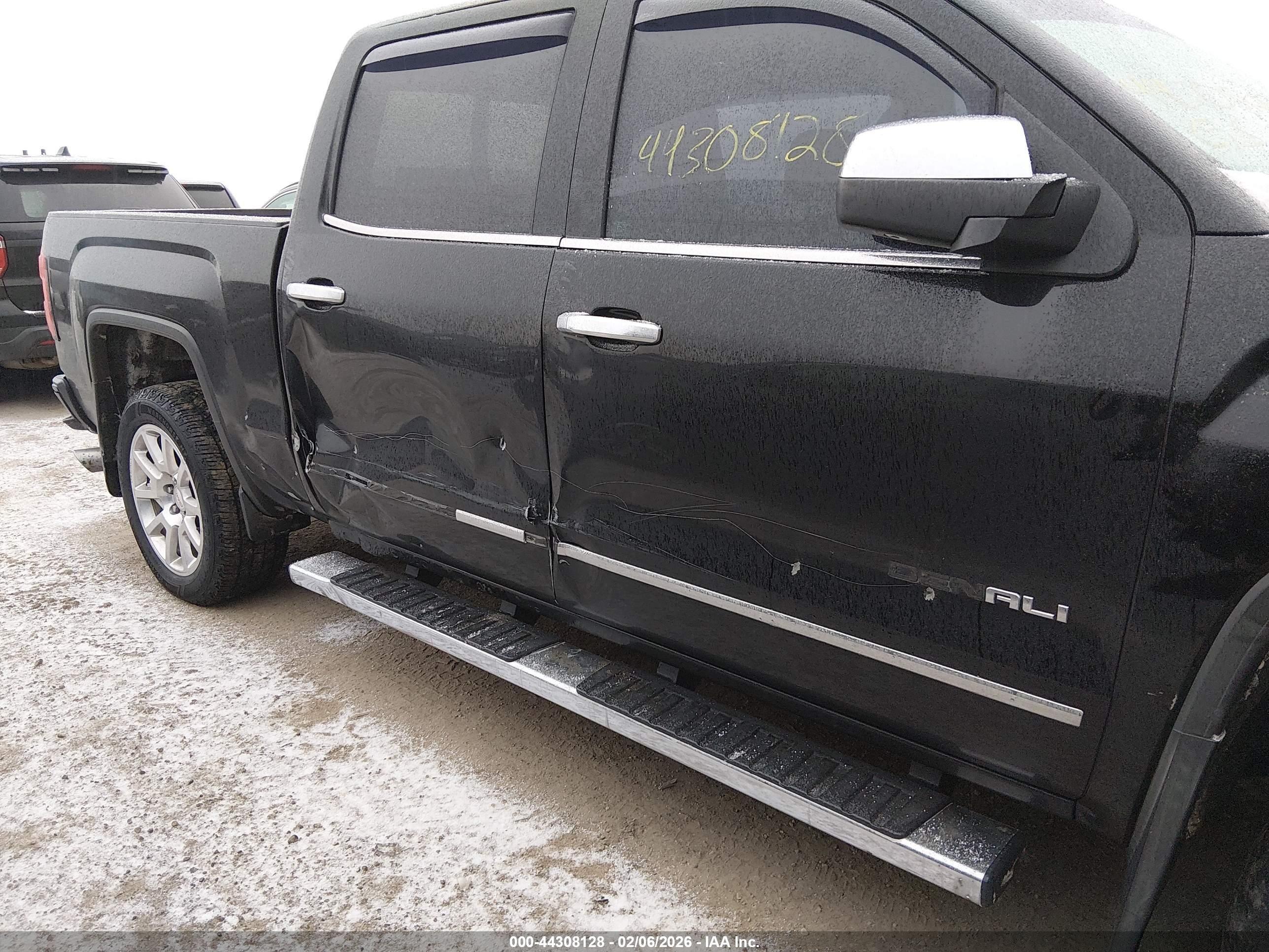 2015 Gmc Sierra 1500 Denali Черный vin: 3GTU2WEJ8FG267570