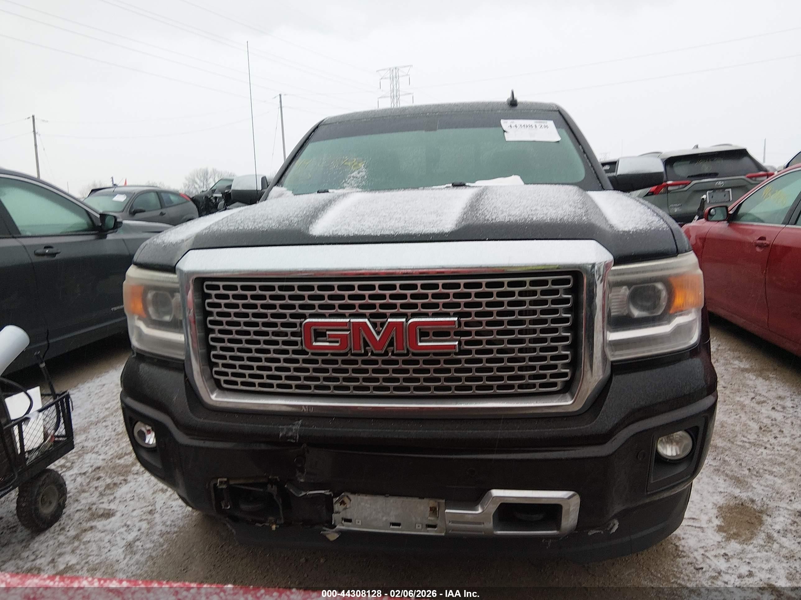 2015 Gmc Sierra 1500 Denali Черный vin: 3GTU2WEJ8FG267570