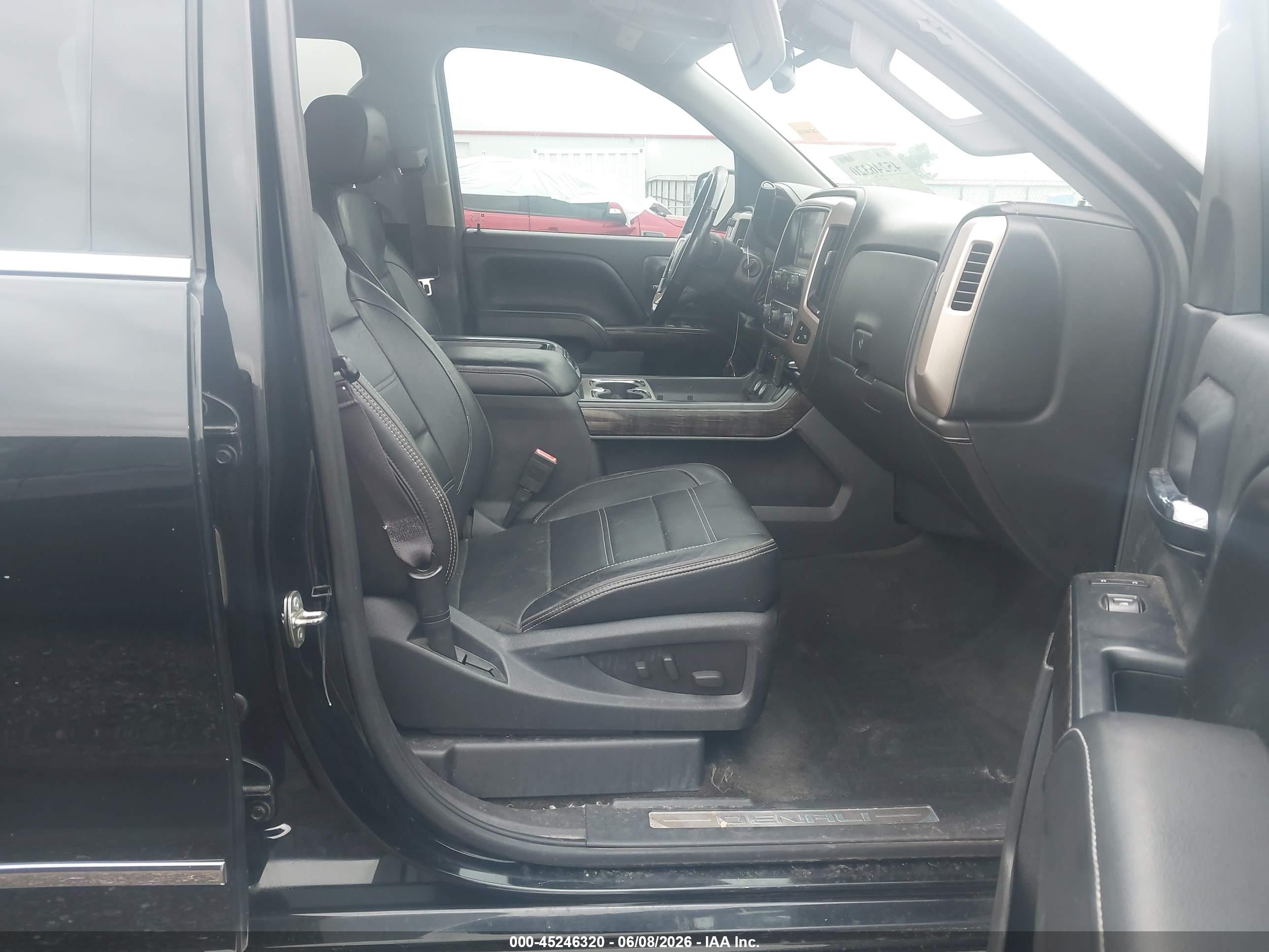 2015 Gmc Sierra 1500 Denali Black vin: 3GTU2WEJ8FG402966