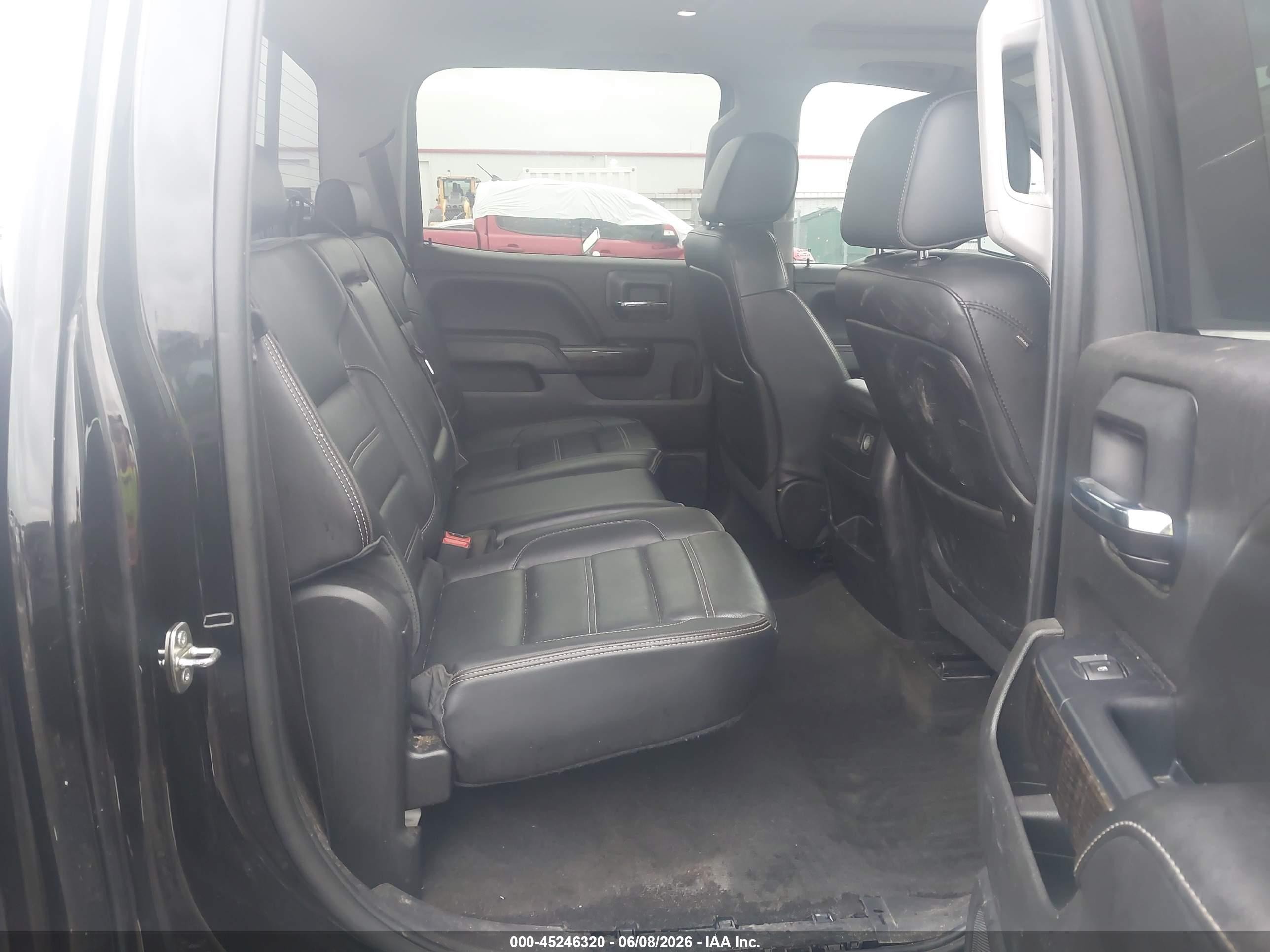 2015 Gmc Sierra 1500 Denali Black vin: 3GTU2WEJ8FG402966