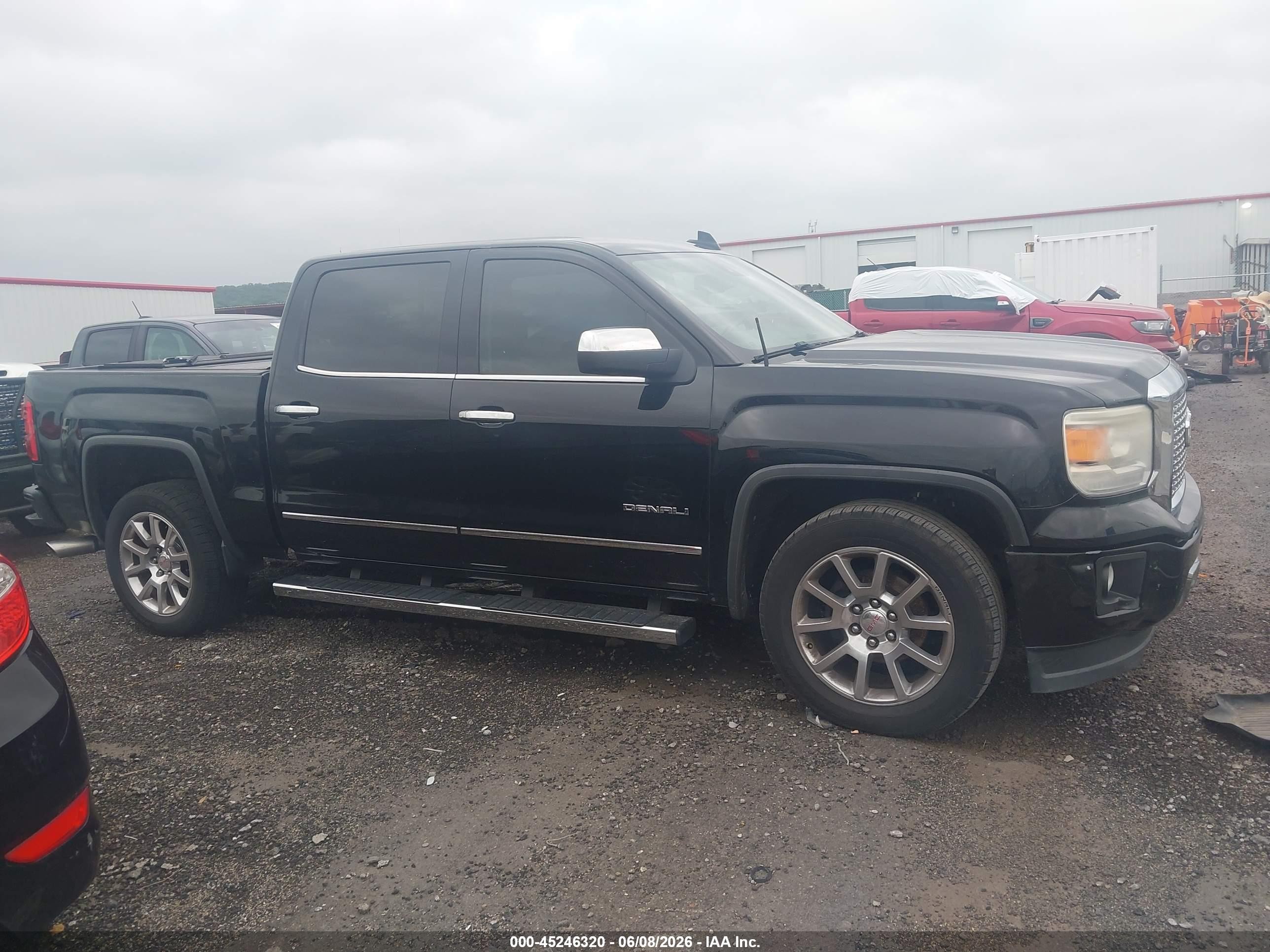 2015 Gmc Sierra 1500 Denali Black vin: 3GTU2WEJ8FG402966