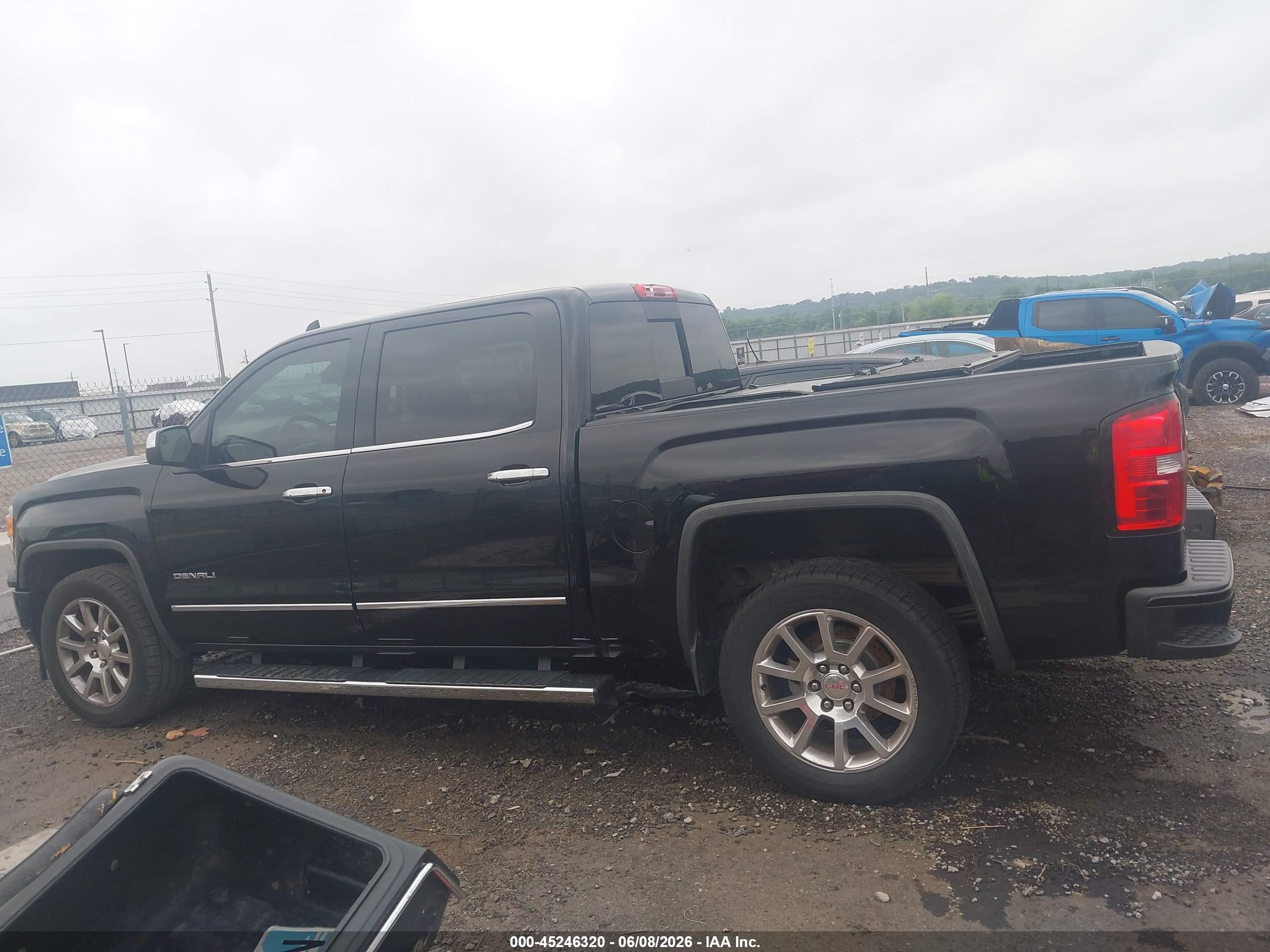 2015 Gmc Sierra 1500 Denali Black vin: 3GTU2WEJ8FG402966