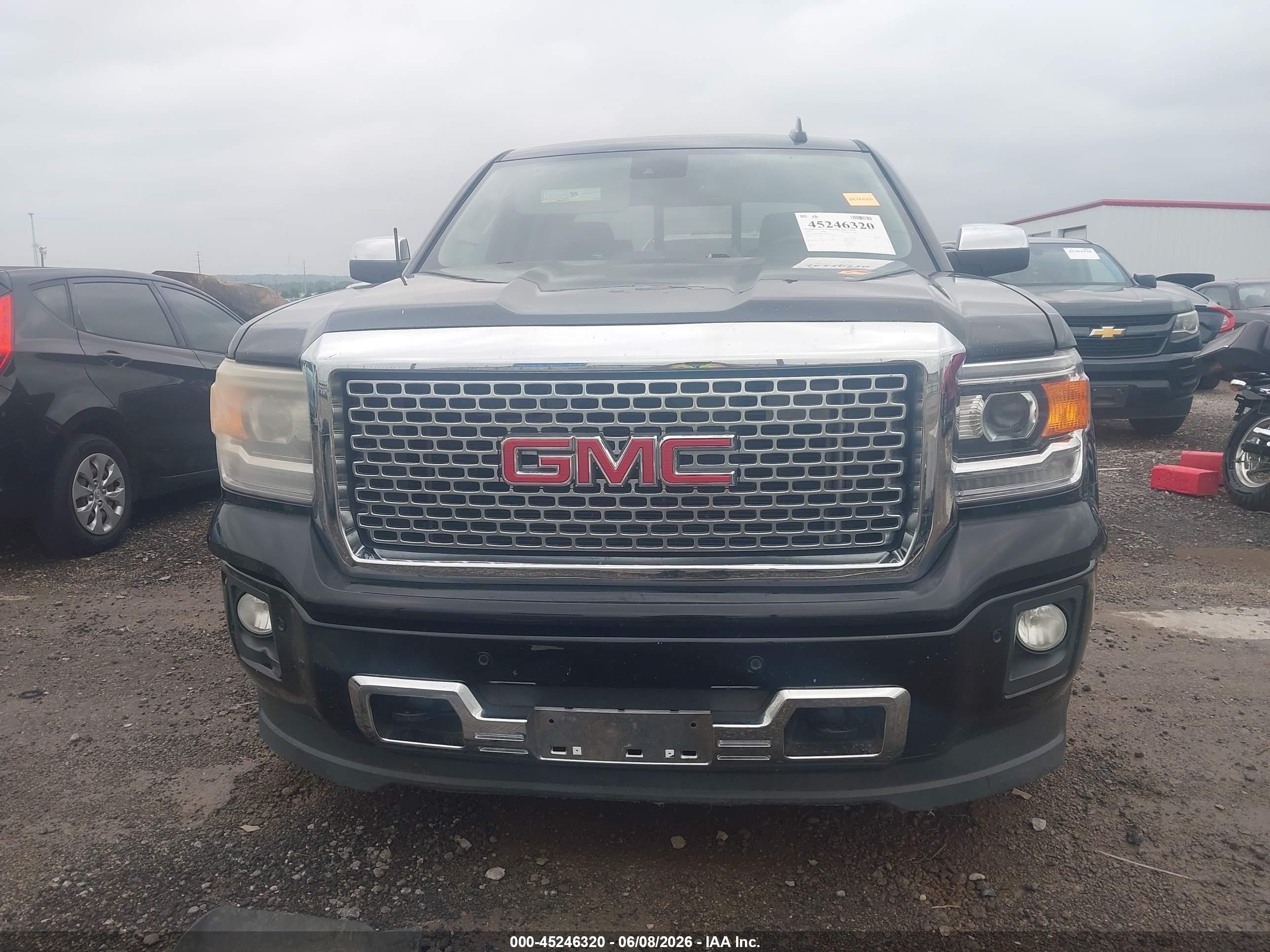 2015 Gmc Sierra 1500 Denali Black vin: 3GTU2WEJ8FG402966
