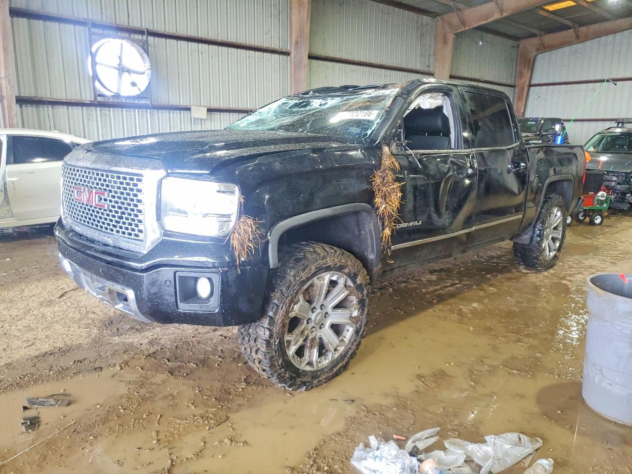 2015 Gmc Sierra K1500 Denali Black vin: 3GTU2WEJ8FG462908
