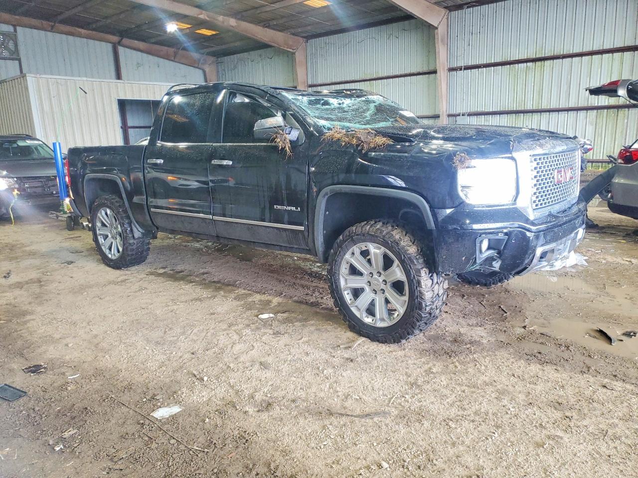 2015 Gmc Sierra K1500 Denali Черный vin: 3GTU2WEJ8FG462908