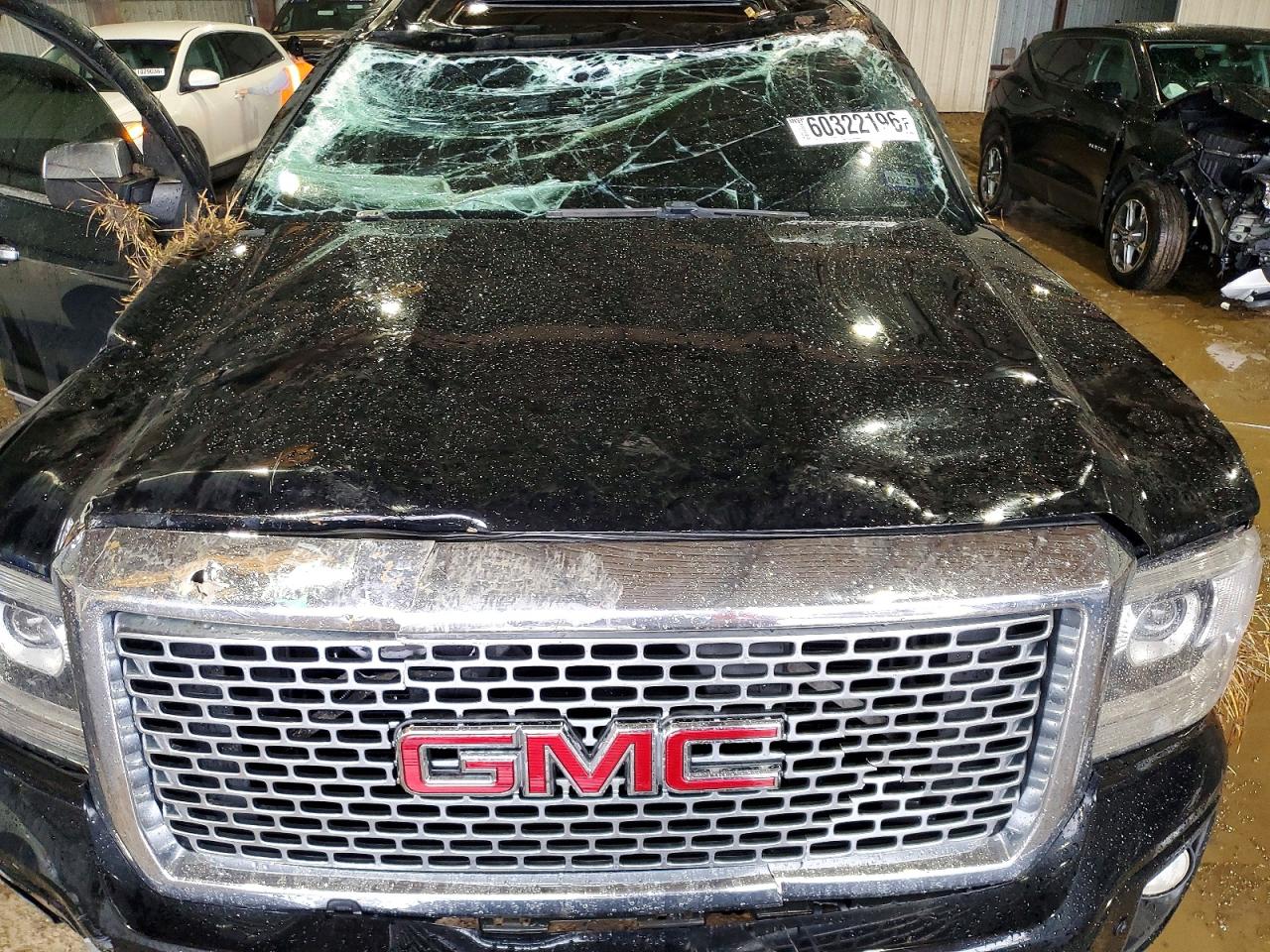2015 Gmc Sierra K1500 Denali Черный vin: 3GTU2WEJ8FG462908