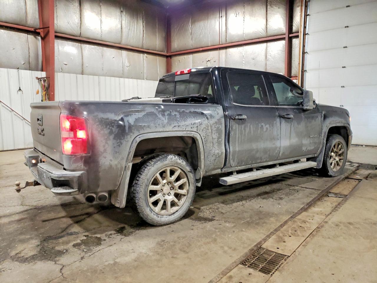 2015 Gmc Sierra K1500 Denali Black vin: 3GTU2WEJ8FG464125