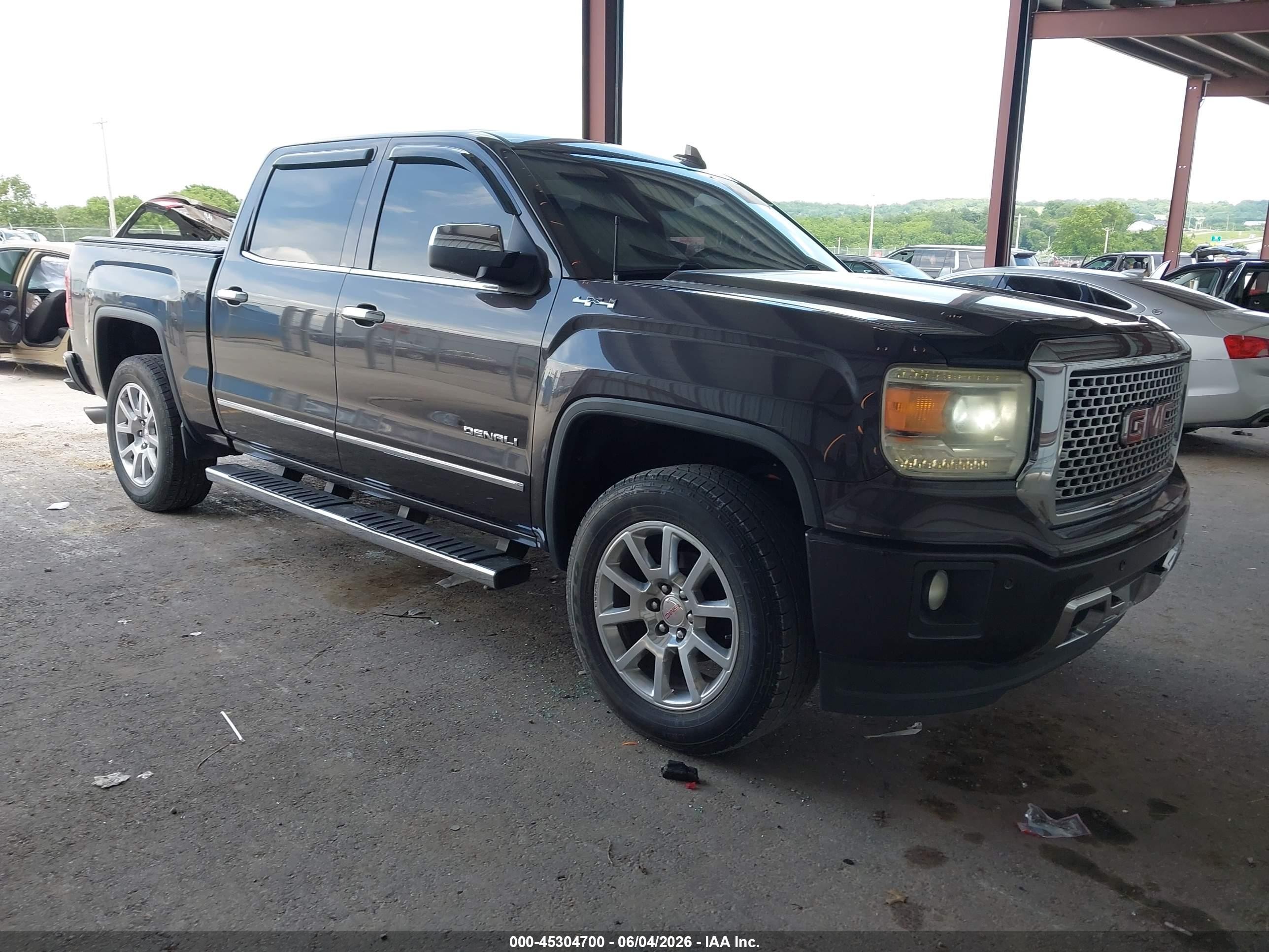 2015 Gmc Sierra 1500 Denali Gray vin: 3GTU2WEJ8FG469602