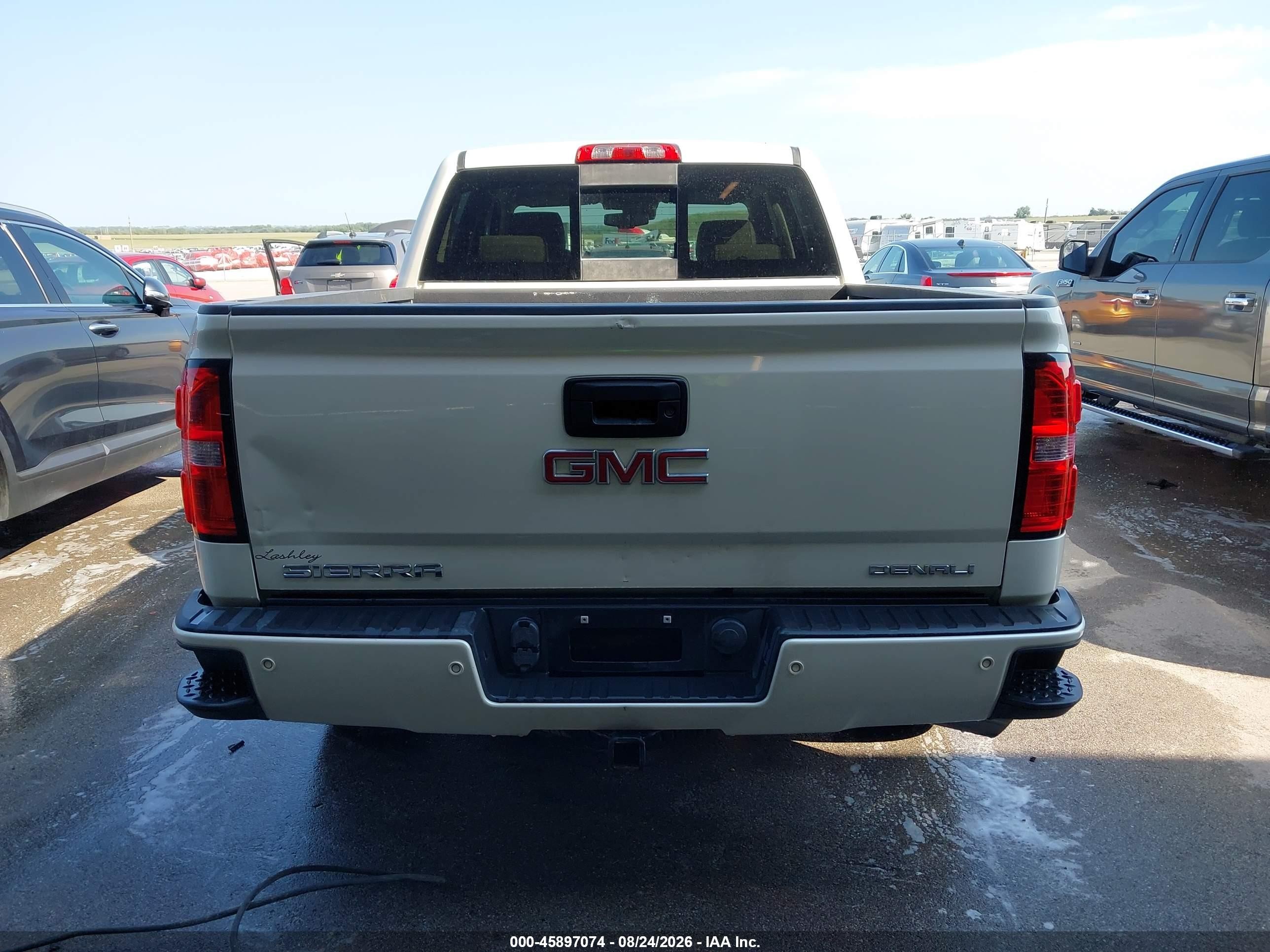 2014 Gmc Sierra 1500 Denali White vin: 3GTU2WEJ9EG434758