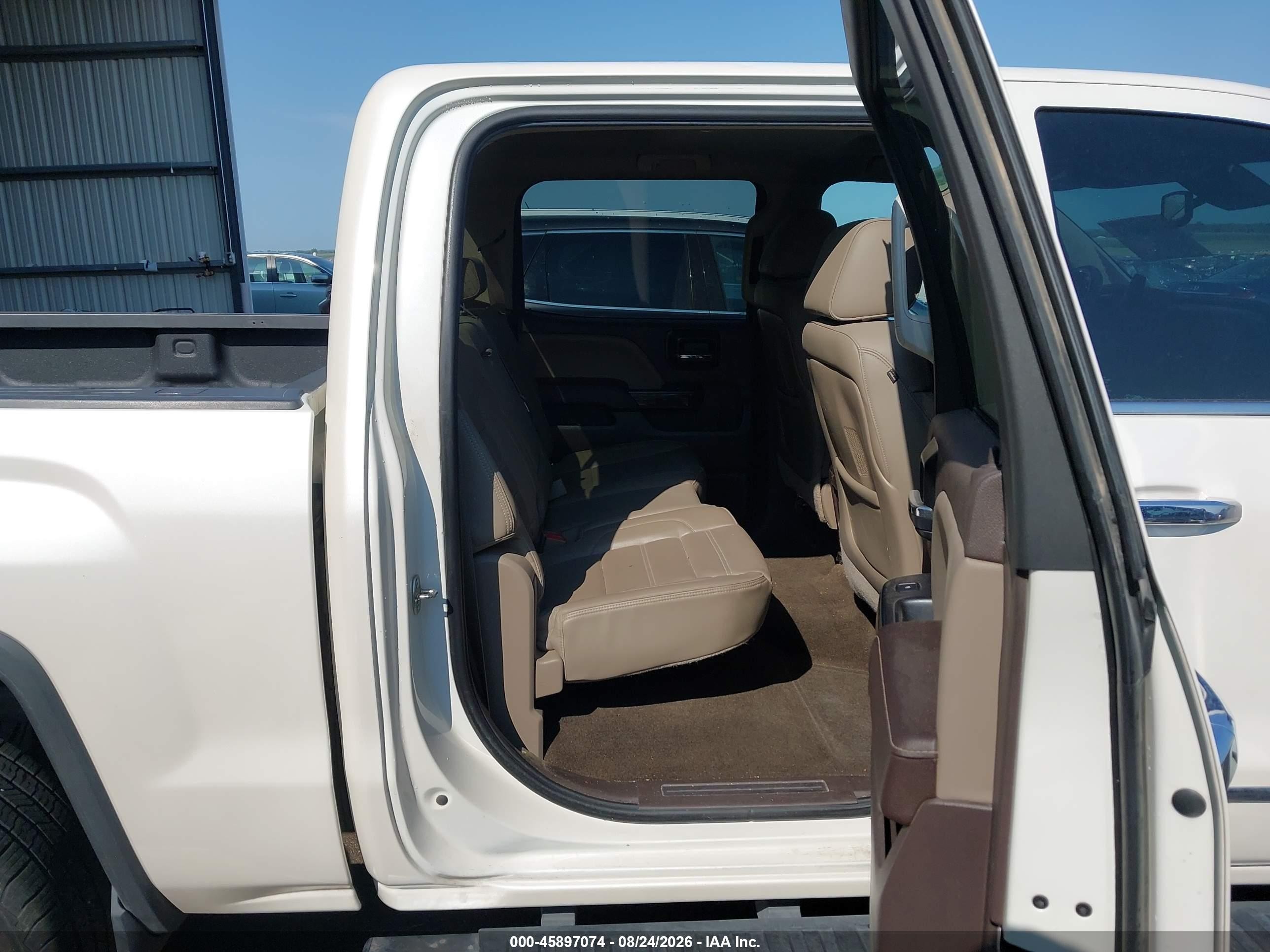 2014 Gmc Sierra 1500 Denali White vin: 3GTU2WEJ9EG434758