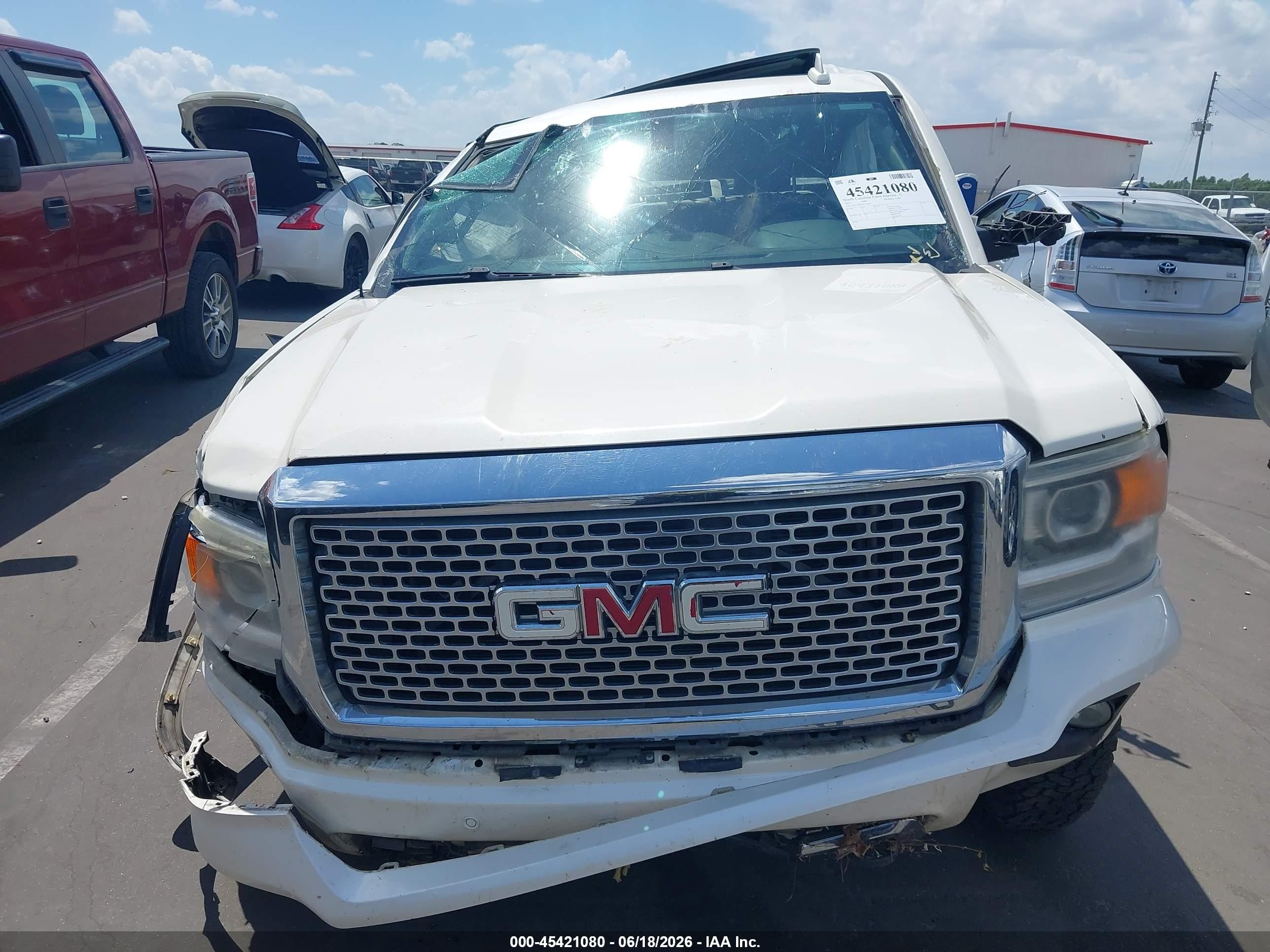 2015 Gmc Sierra 1500 Denali White vin: 3GTU2WEJ9FG169471