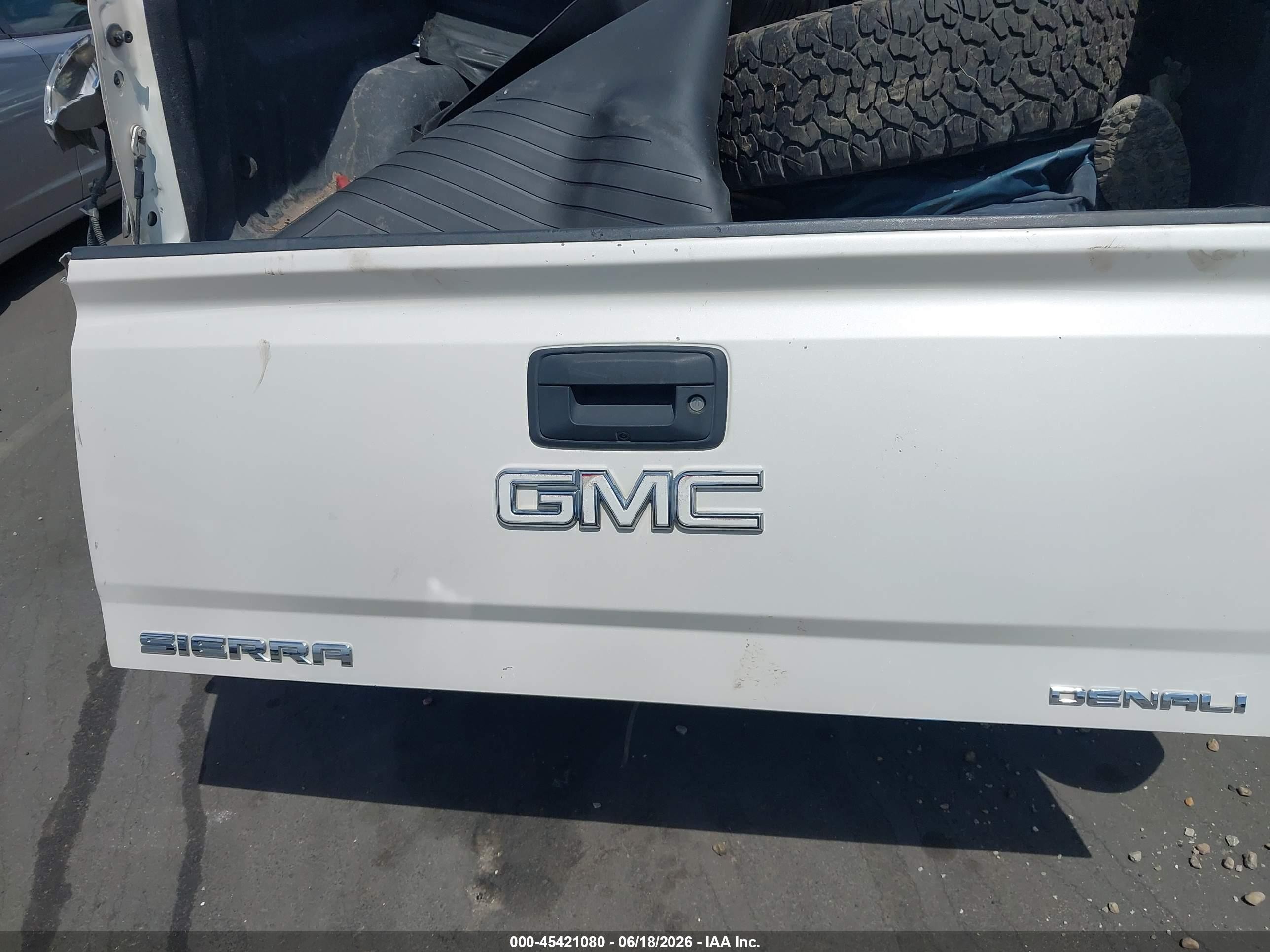 2015 Gmc Sierra 1500 Denali White vin: 3GTU2WEJ9FG169471