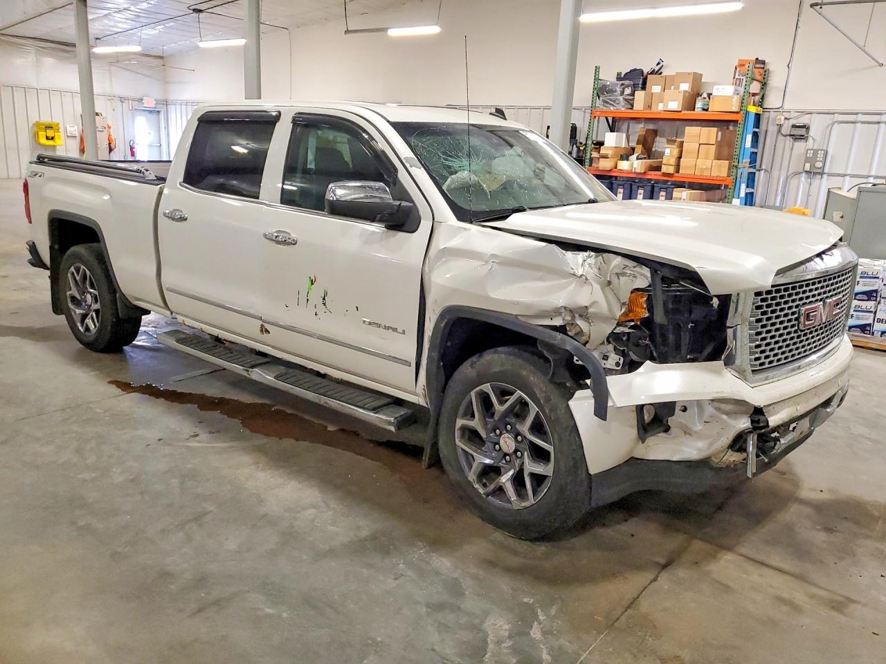 2014 Gmc Sierra K1500 Denali White vin: 3GTU2WEJXEG345622