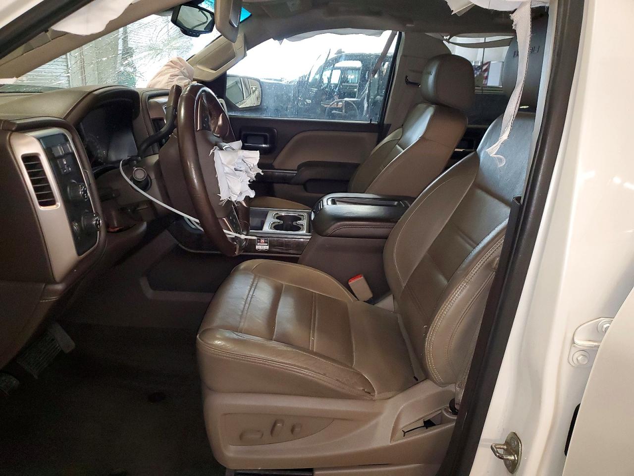 2014 Gmc Sierra K1500 Denali White vin: 3GTU2WEJXEG345622