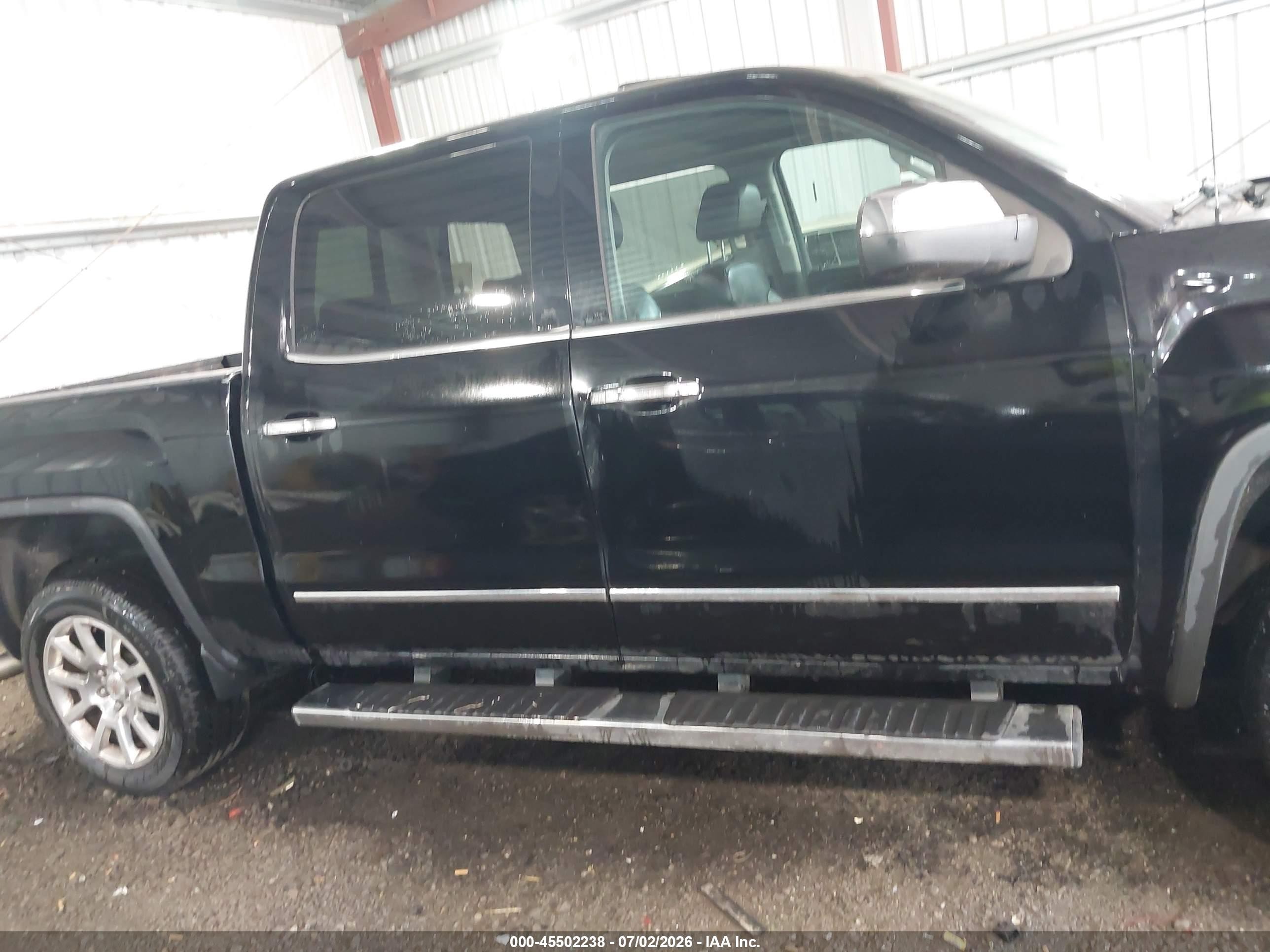 2015 Gmc Sierra 1500 Denali Black vin: 3GTU2WEJXFG258207