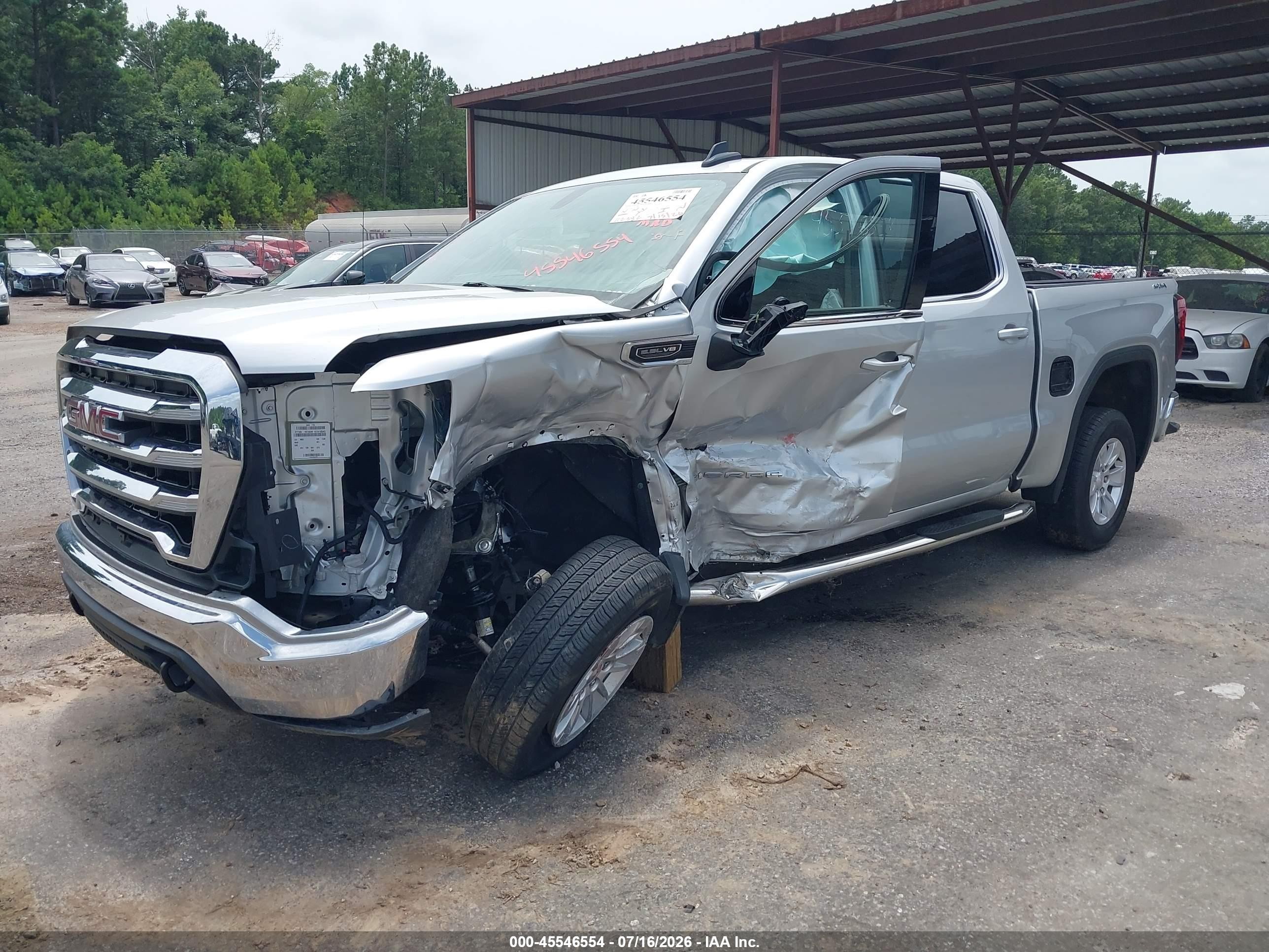 2019 Gmc Sierra 1500 Sle Silver vin: 3GTU9BED0KG268415