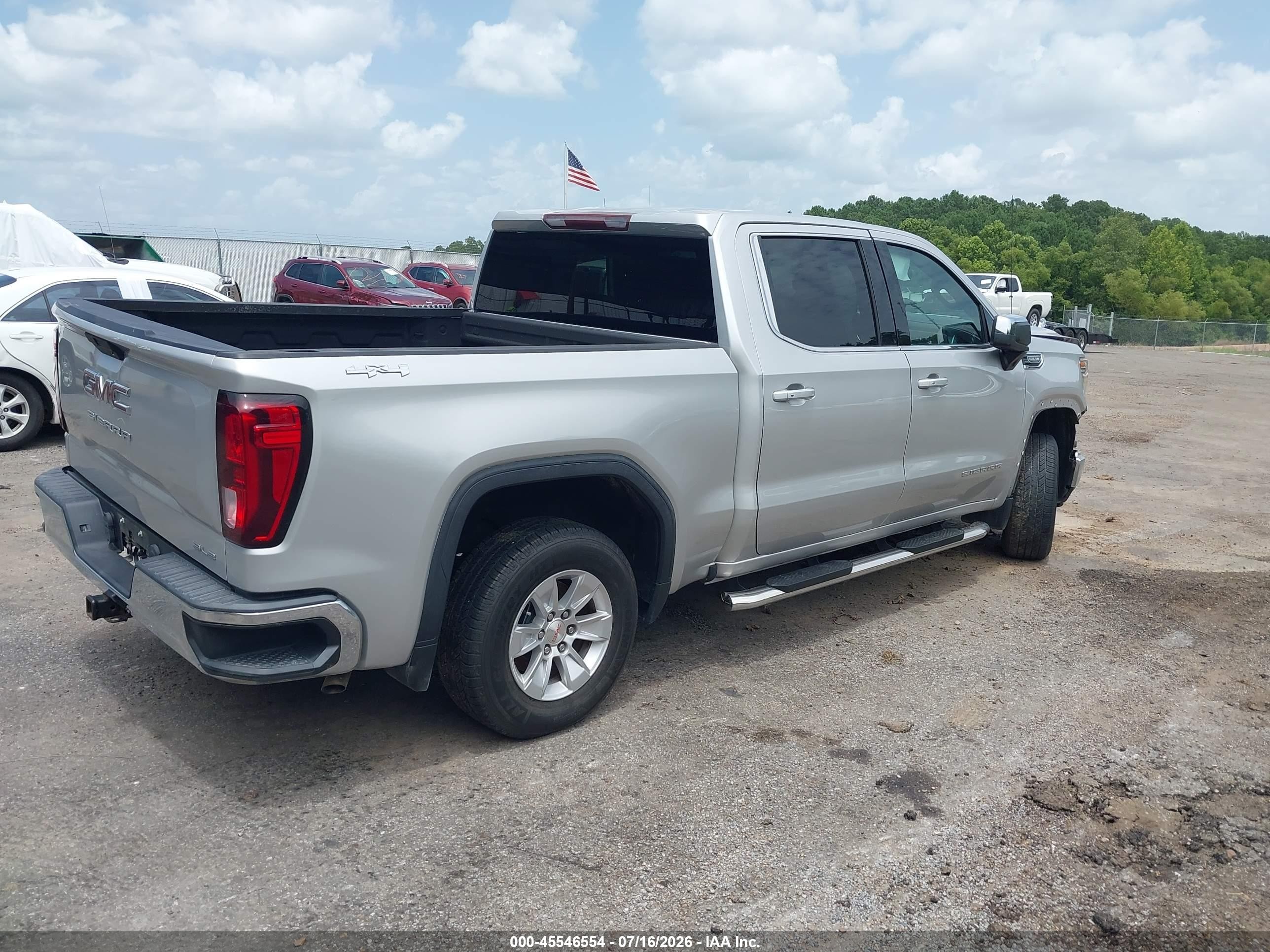 2019 Gmc Sierra 1500 Sle Silver vin: 3GTU9BED0KG268415