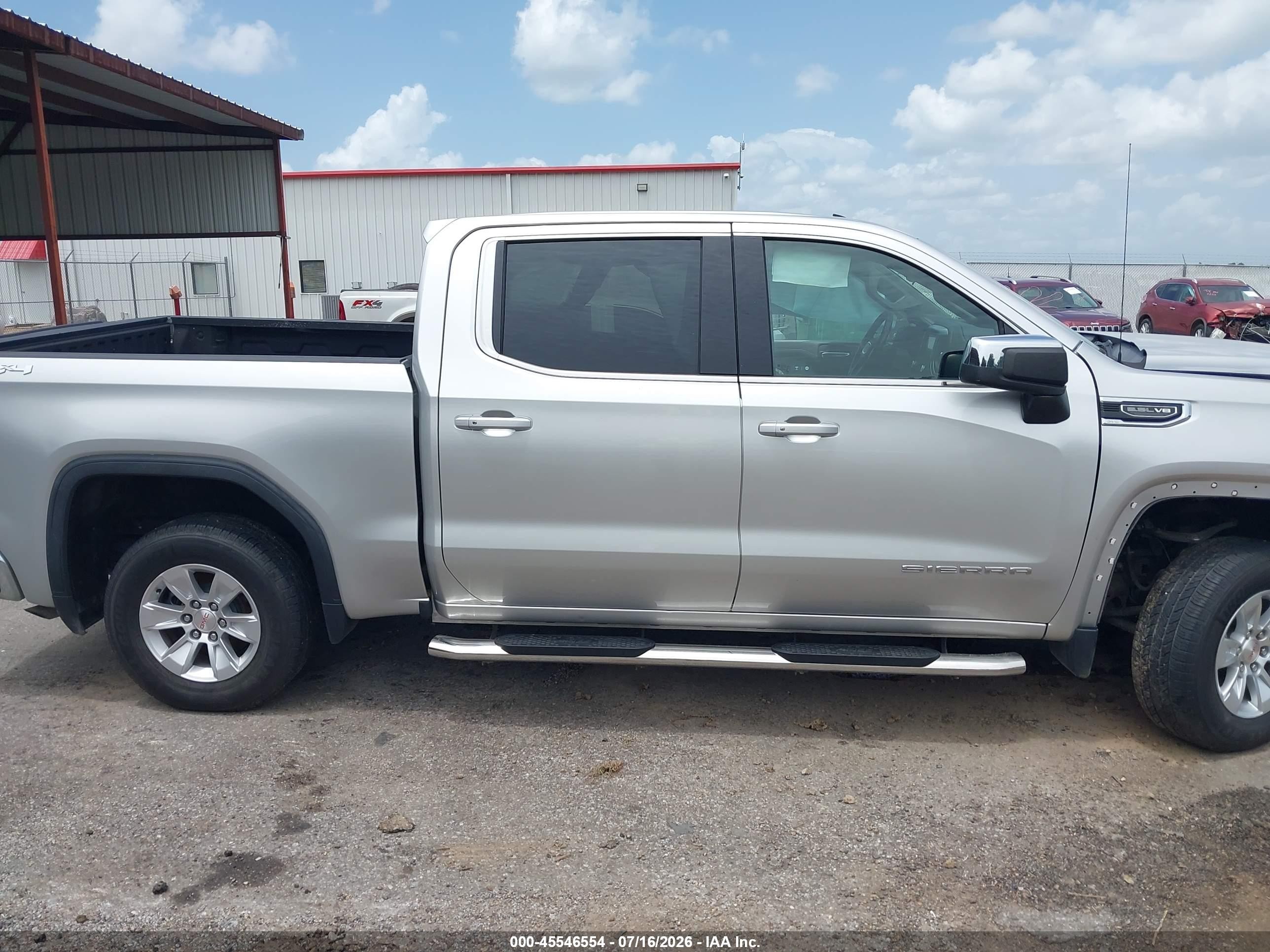 2019 Gmc Sierra 1500 Sle Silver vin: 3GTU9BED0KG268415