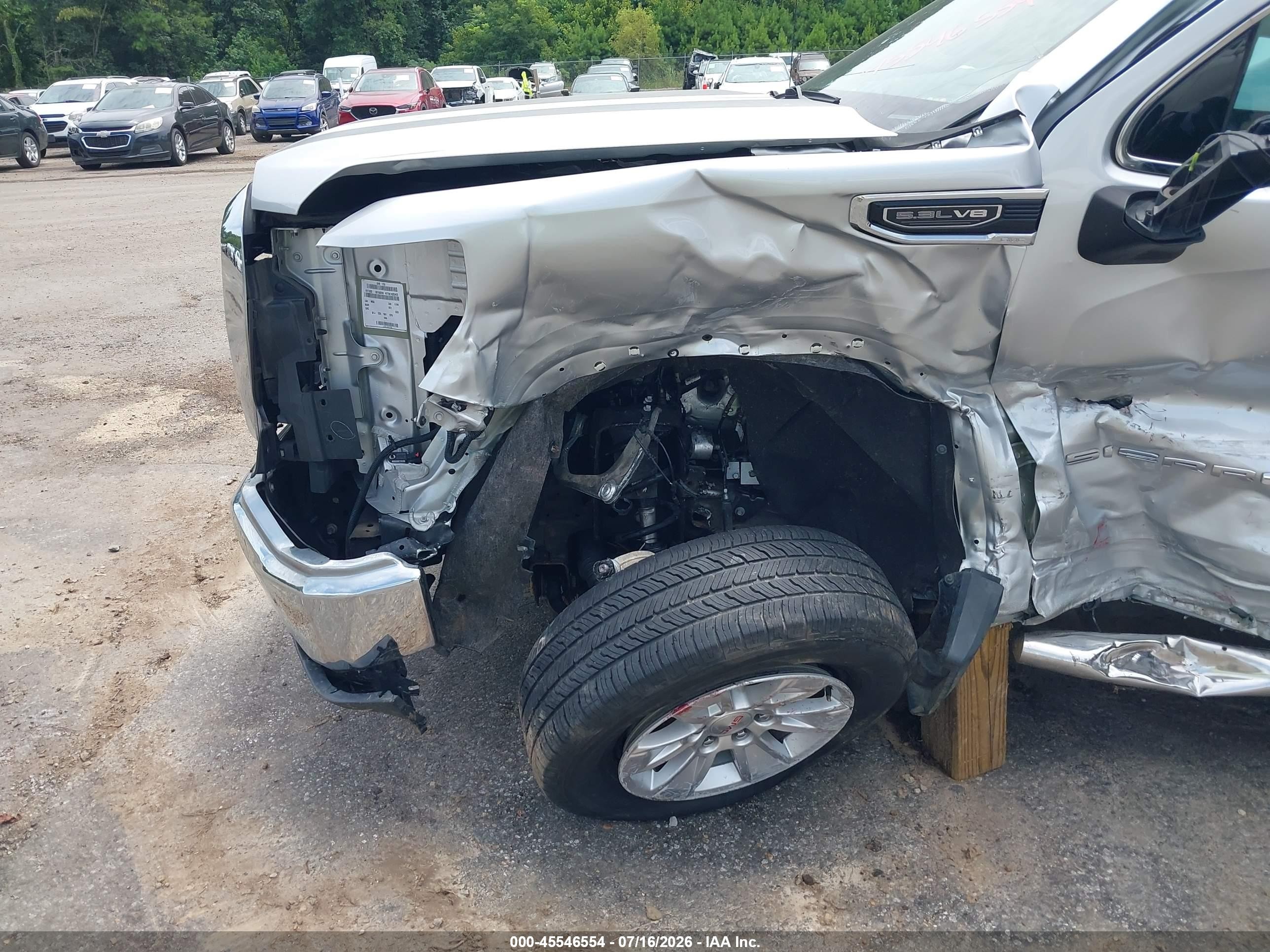 2019 Gmc Sierra 1500 Sle Silver vin: 3GTU9BED0KG268415