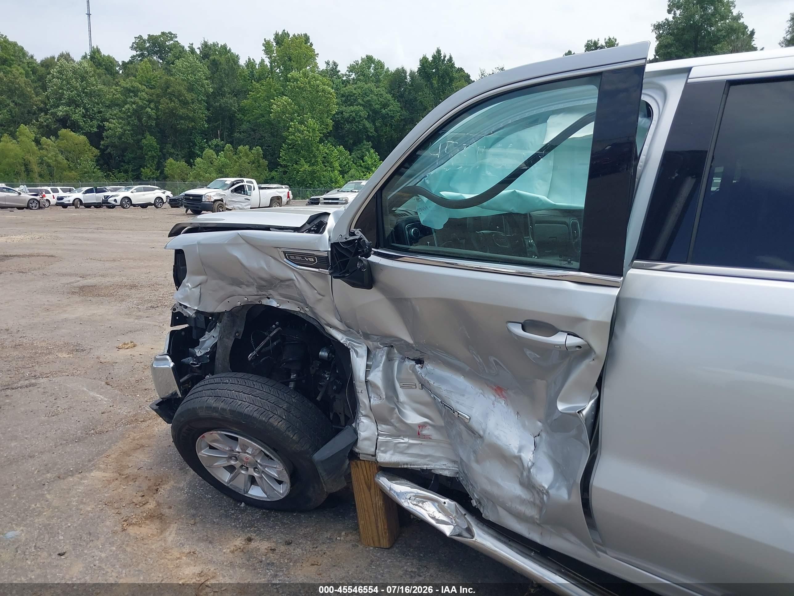 2019 Gmc Sierra 1500 Sle Silver vin: 3GTU9BED0KG268415