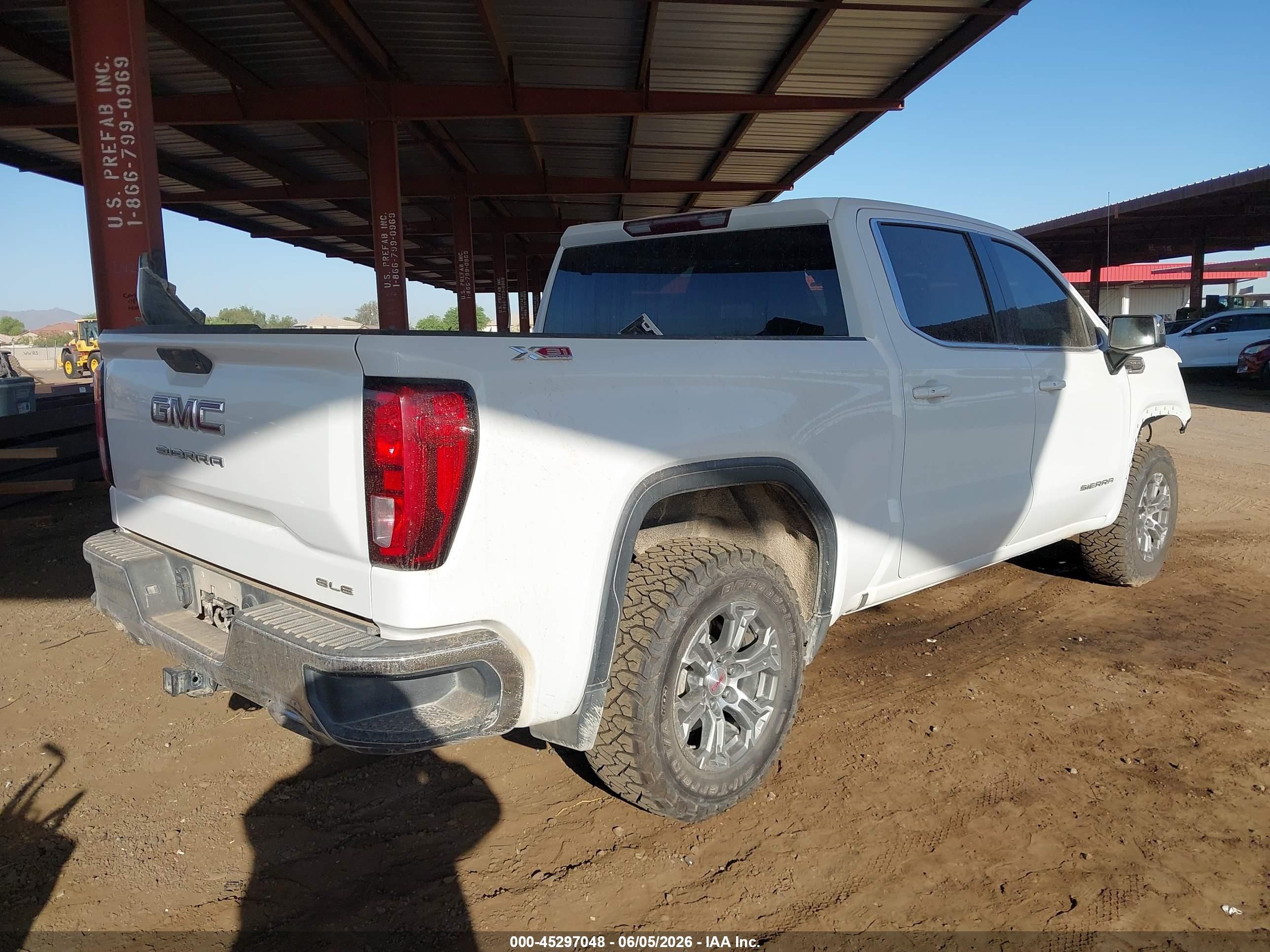 2019 Gmc Sierra 1500 Sle White vin: 3GTU9BED1KG268228