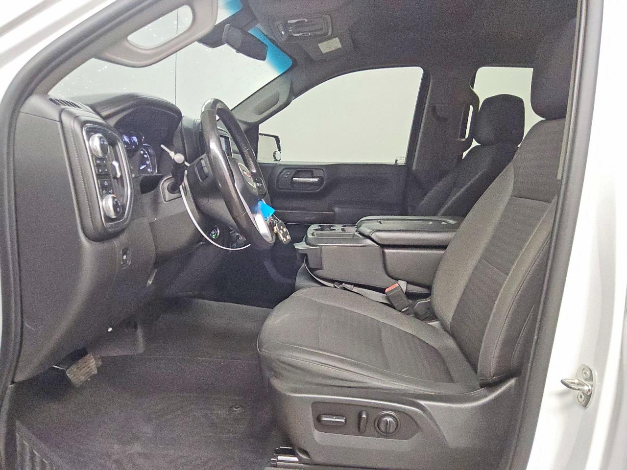 2020 Gmc Sierra K1500 Sle White vin: 3GTU9BED2LG219329