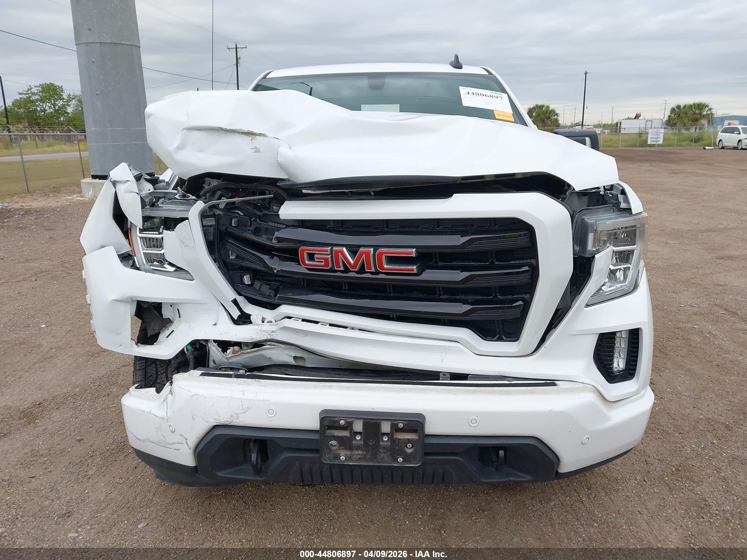2021 Gmc Sierra 1500 4wd  Short Box Elevation White vin: 3GTU9CED1MG279366