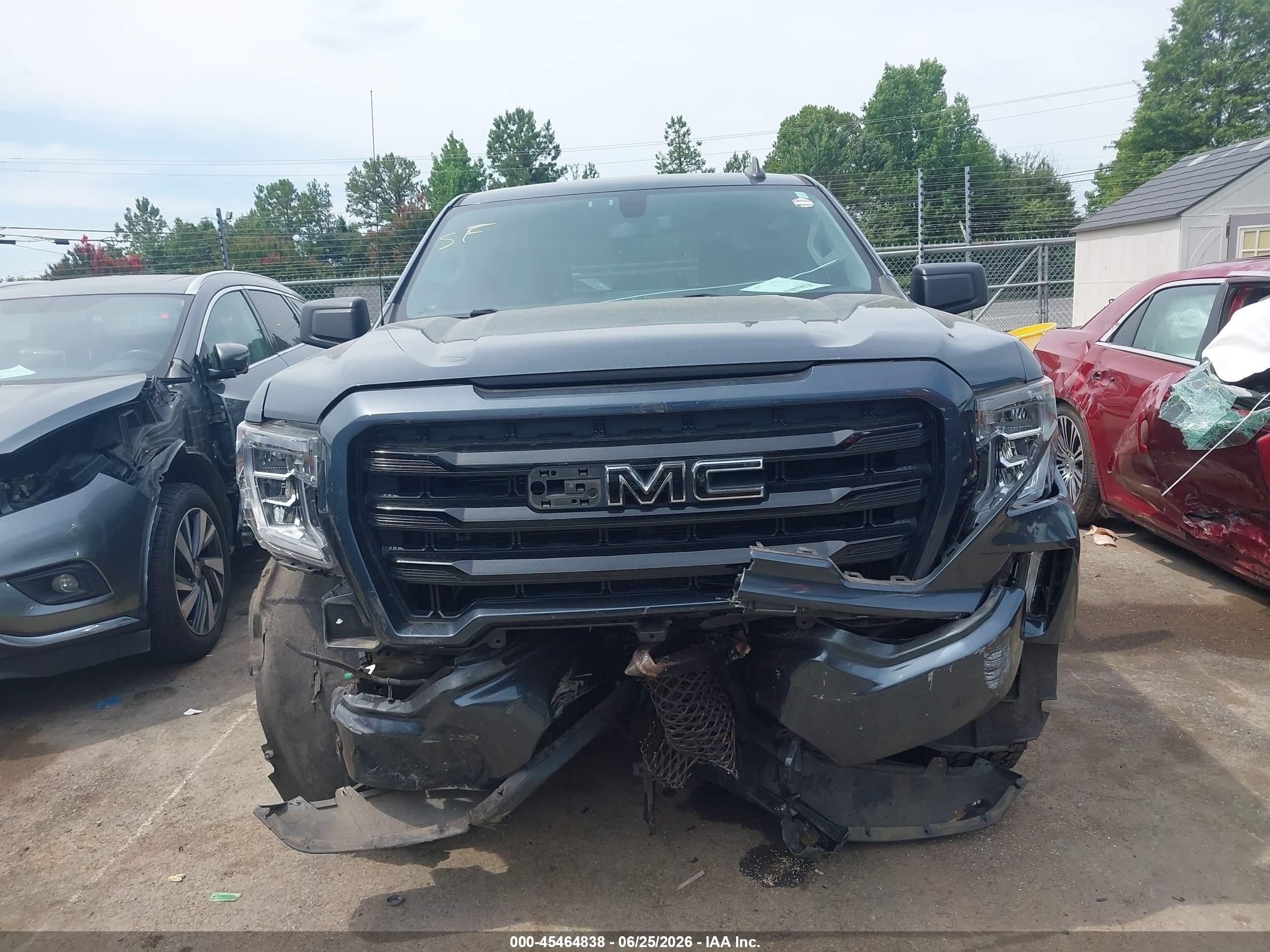 2021 Gmc Sierra 1500 4wd  Short Box Elevation Серый vin: 3GTU9CED3MG184906