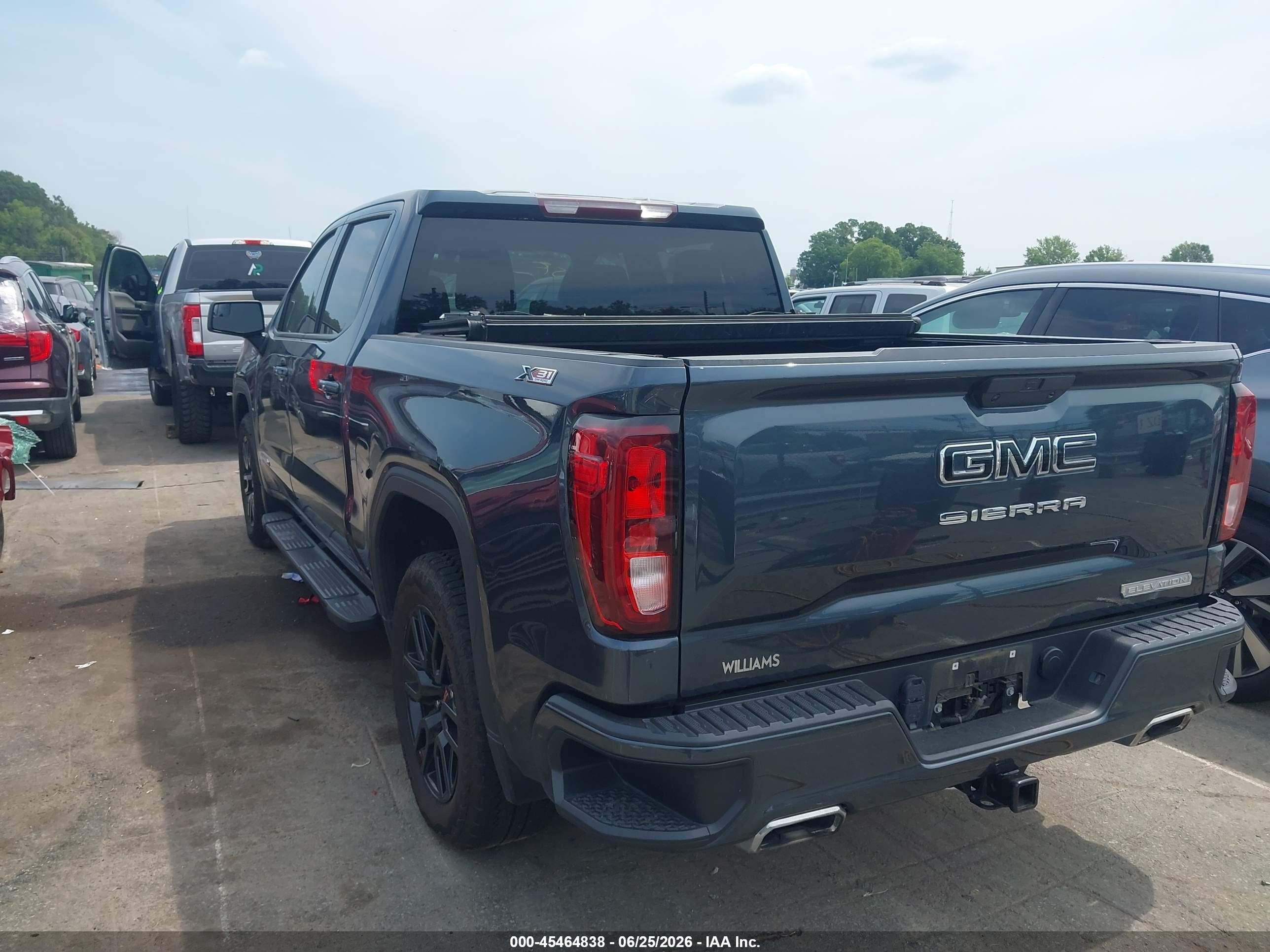 2021 Gmc Sierra 1500 4wd  Short Box Elevation Серый vin: 3GTU9CED3MG184906