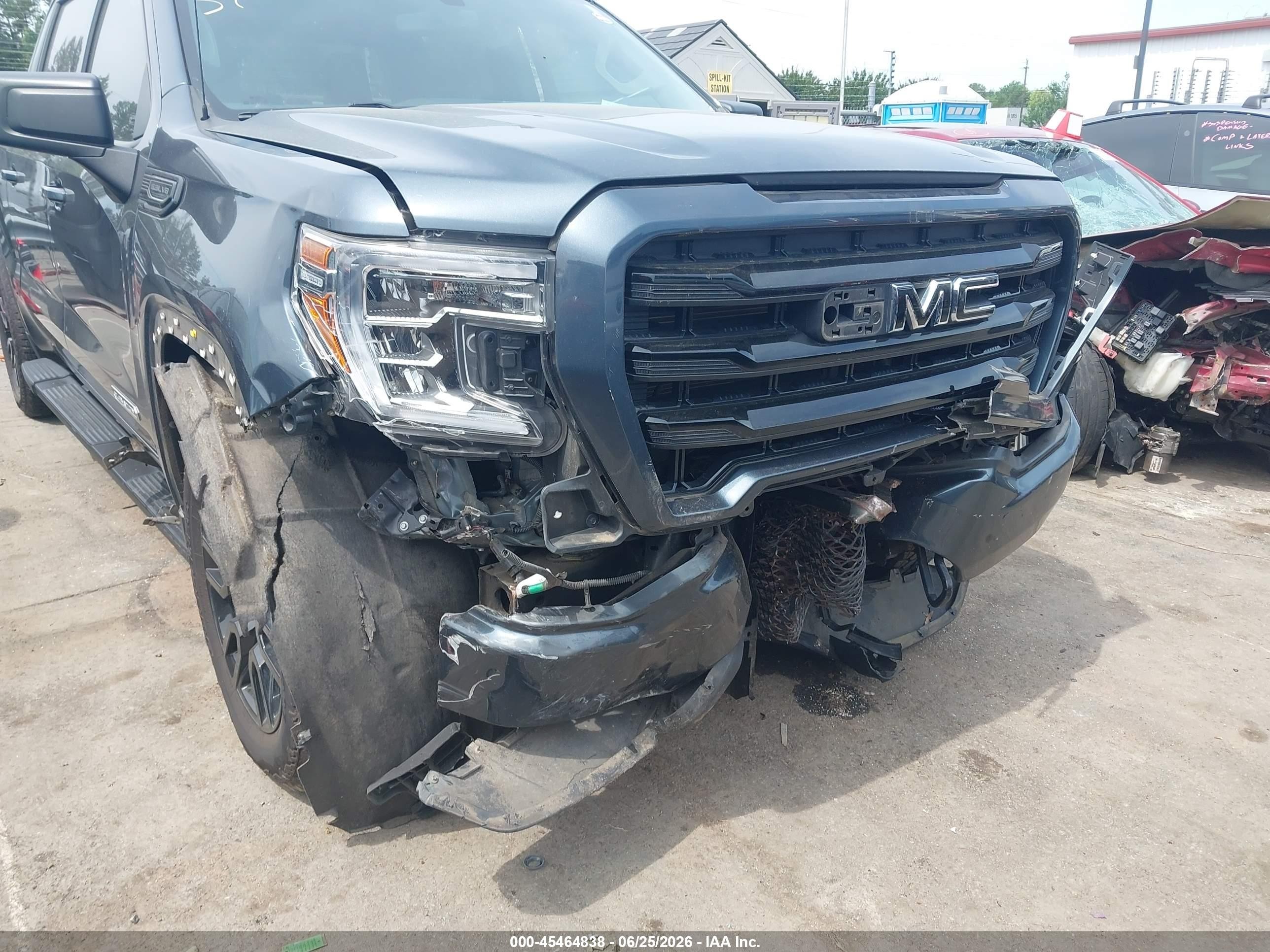 2021 Gmc Sierra 1500 4wd  Short Box Elevation Серый vin: 3GTU9CED3MG184906