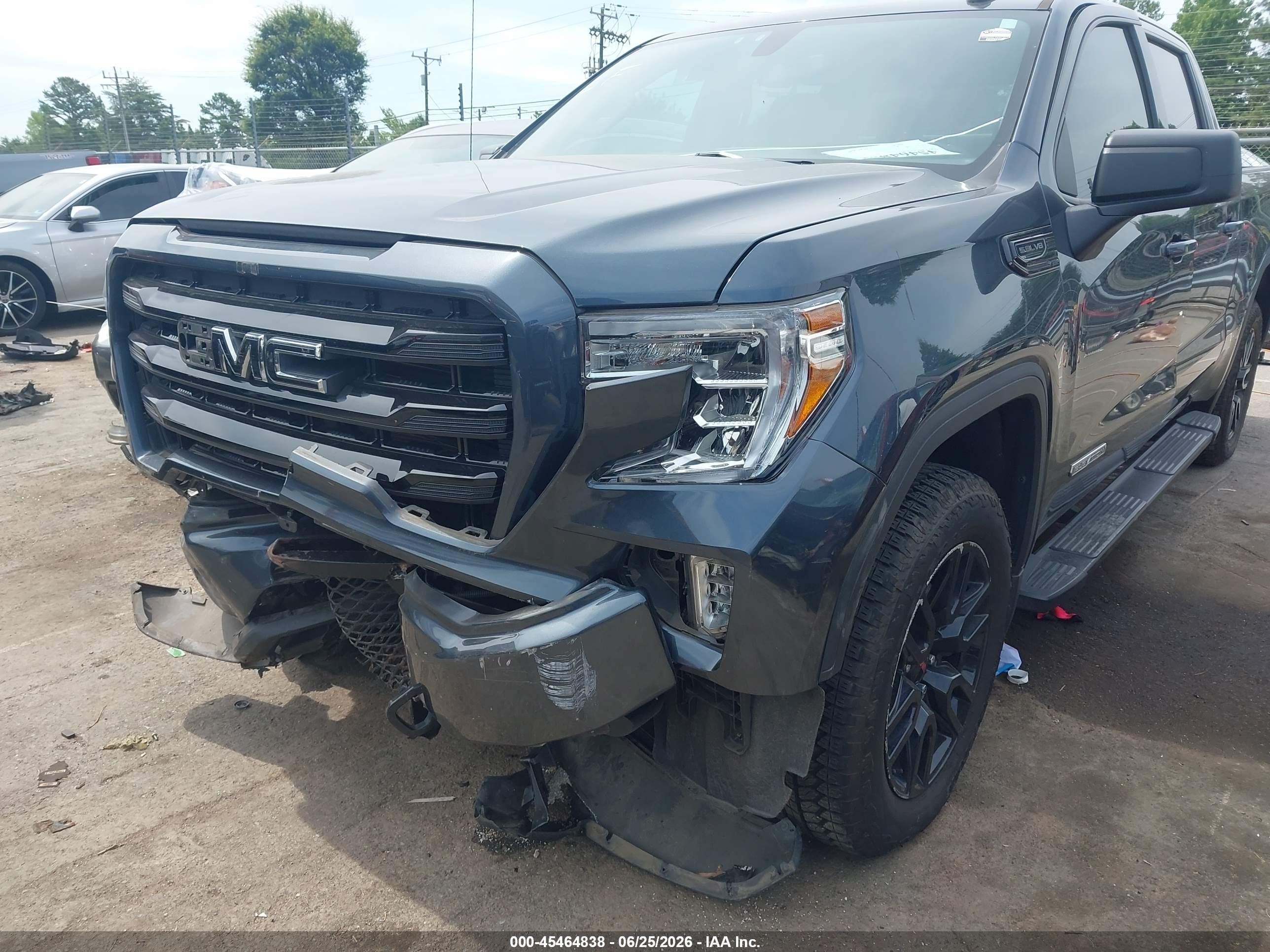 2021 Gmc Sierra 1500 4wd  Short Box Elevation Серый vin: 3GTU9CED3MG184906