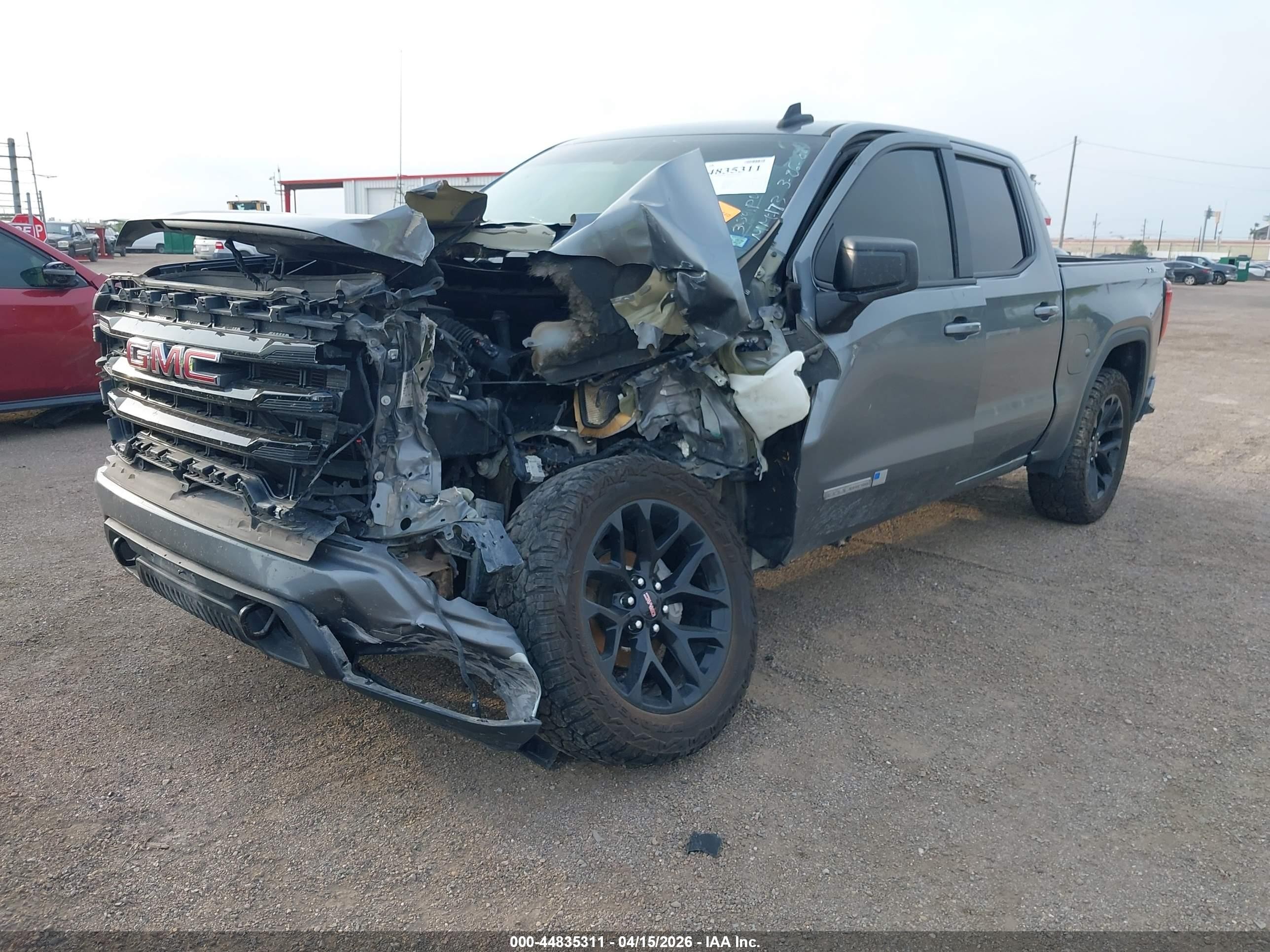 2021 Gmc Sierra 1500 4wd  Short Box Elevation Gray vin: 3GTU9CED8MG316445